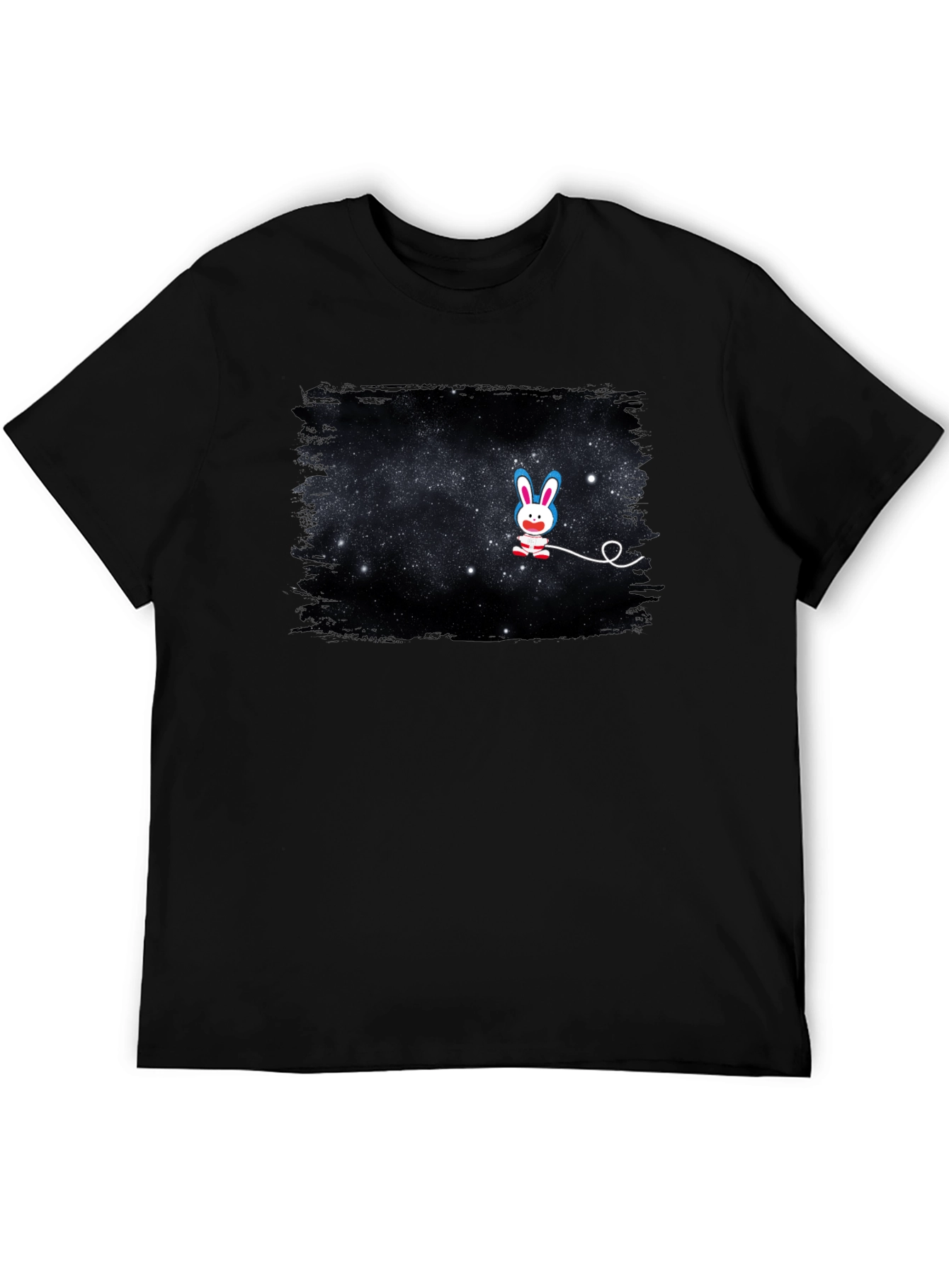 Galaxy Bunny T-Shirt - Unisex Black Tee