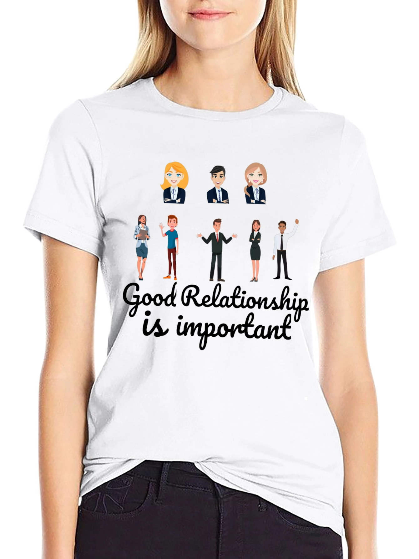 Good Relationship T-Shirt: Soft Cotton Blend Unisex Fit