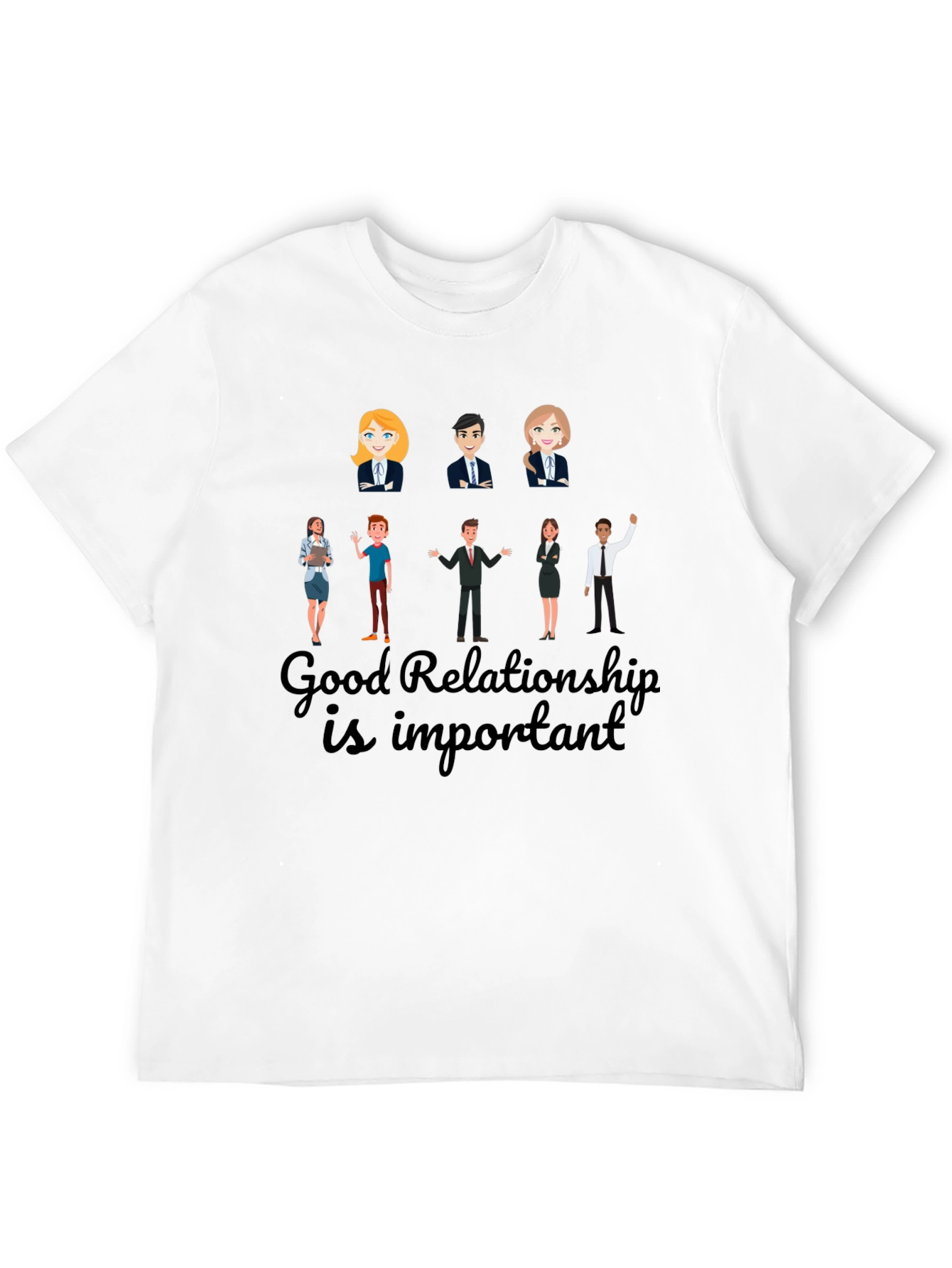 Good Relationship T-Shirt: Soft Cotton Blend Unisex Fit