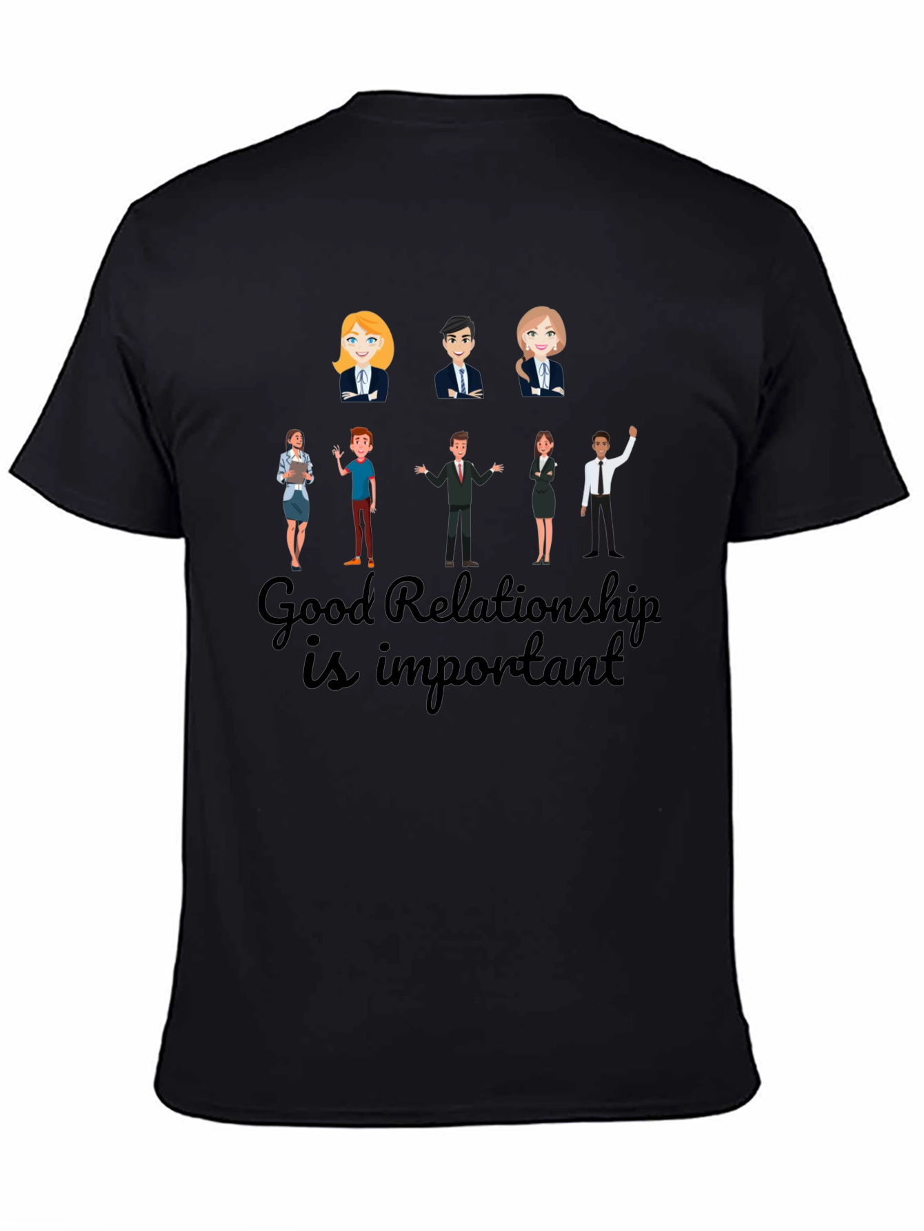 Good Relationship T-Shirt: Soft Cotton Blend Unisex Fit