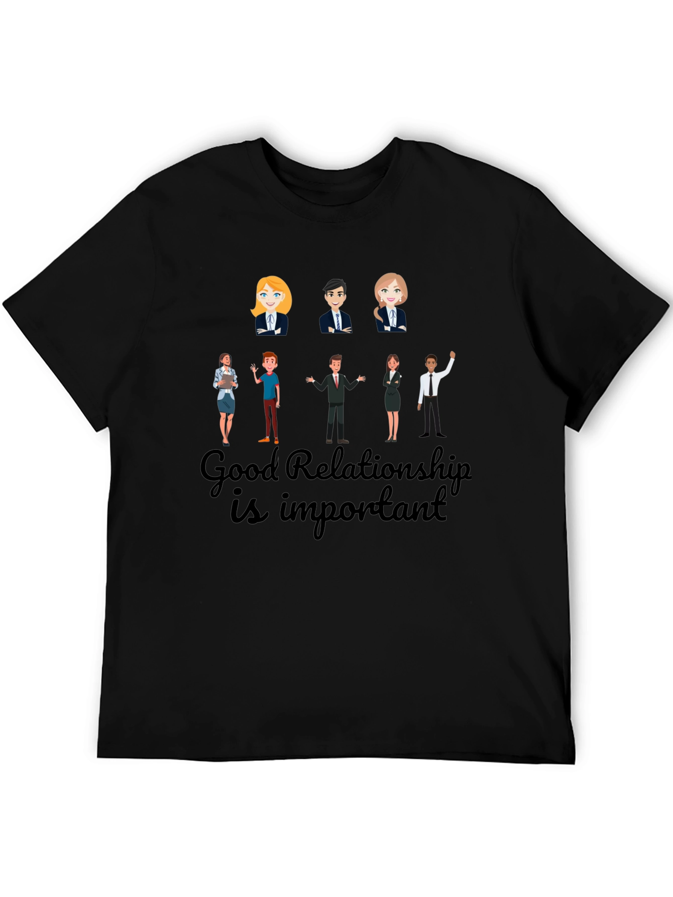 Good Relationship T-Shirt: Soft Cotton Blend Unisex Fit