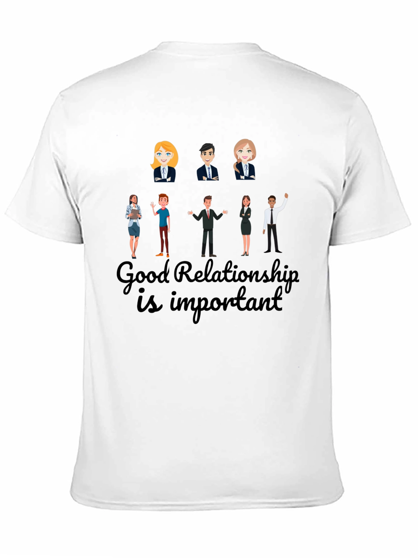 Good Relationship T-Shirt: Soft Cotton Blend Unisex Fit