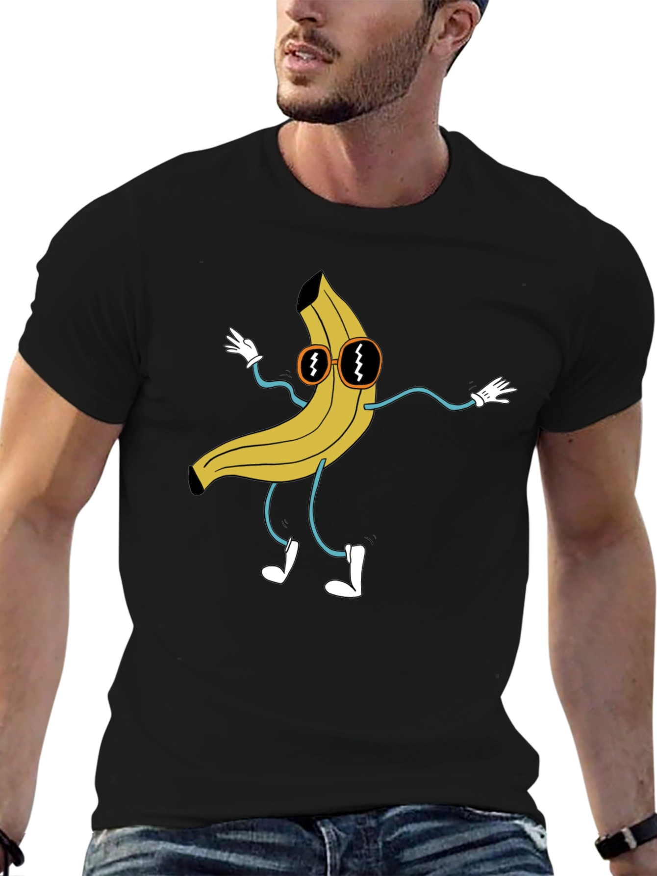 Banana Cartoon T-Shirt - Cool and Quirky Style