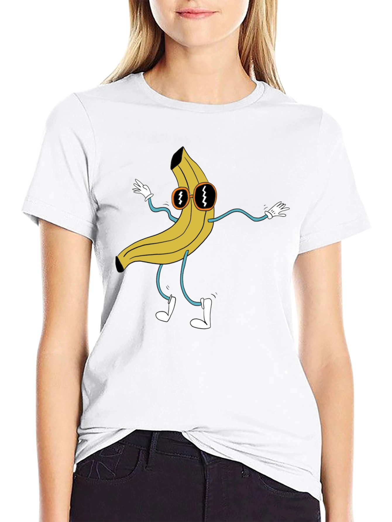 Banana Cartoon T-Shirt - Cool and Quirky Style