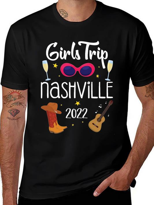 Girls Trip Nashville 2022 Black T-Shirt