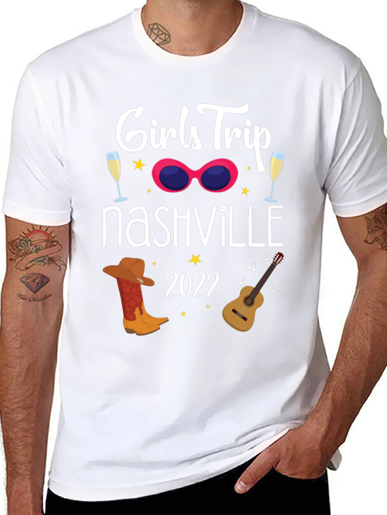 Girls Trip Nashville 2022 Black T-Shirt