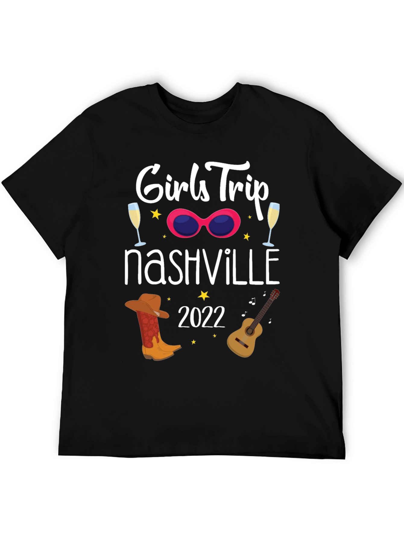 Girls Trip Nashville 2022 Black T-Shirt