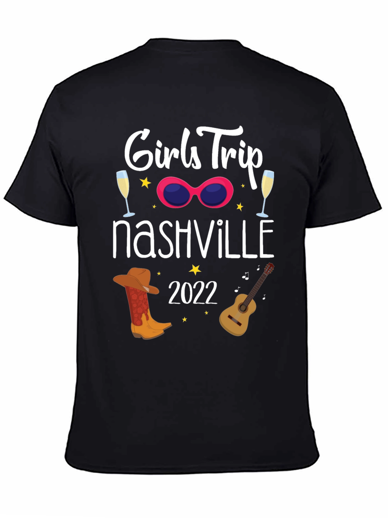 Girls Trip Nashville 2022 Black T-Shirt