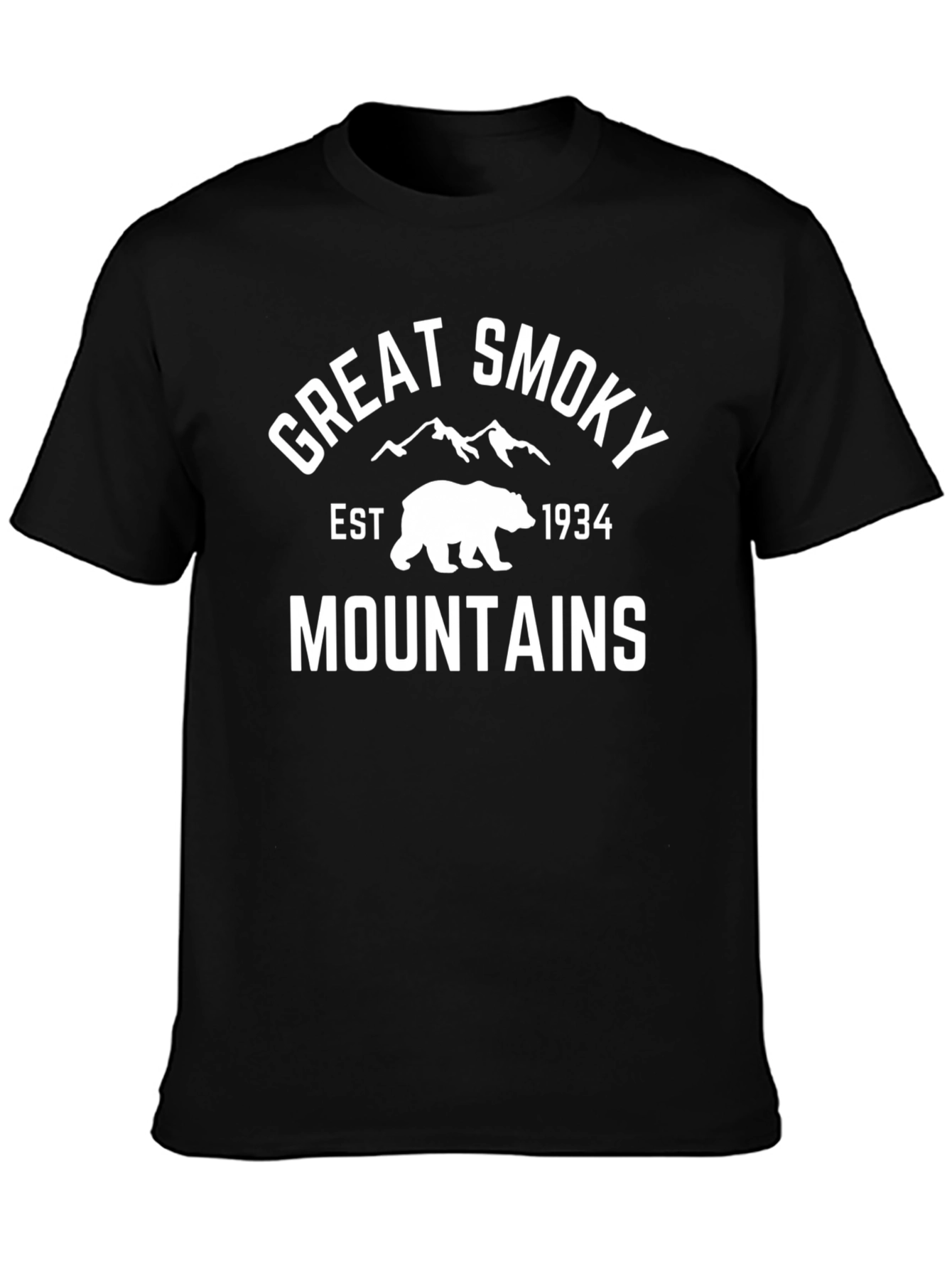 Great Smoky Mountains Black Graphic Tee