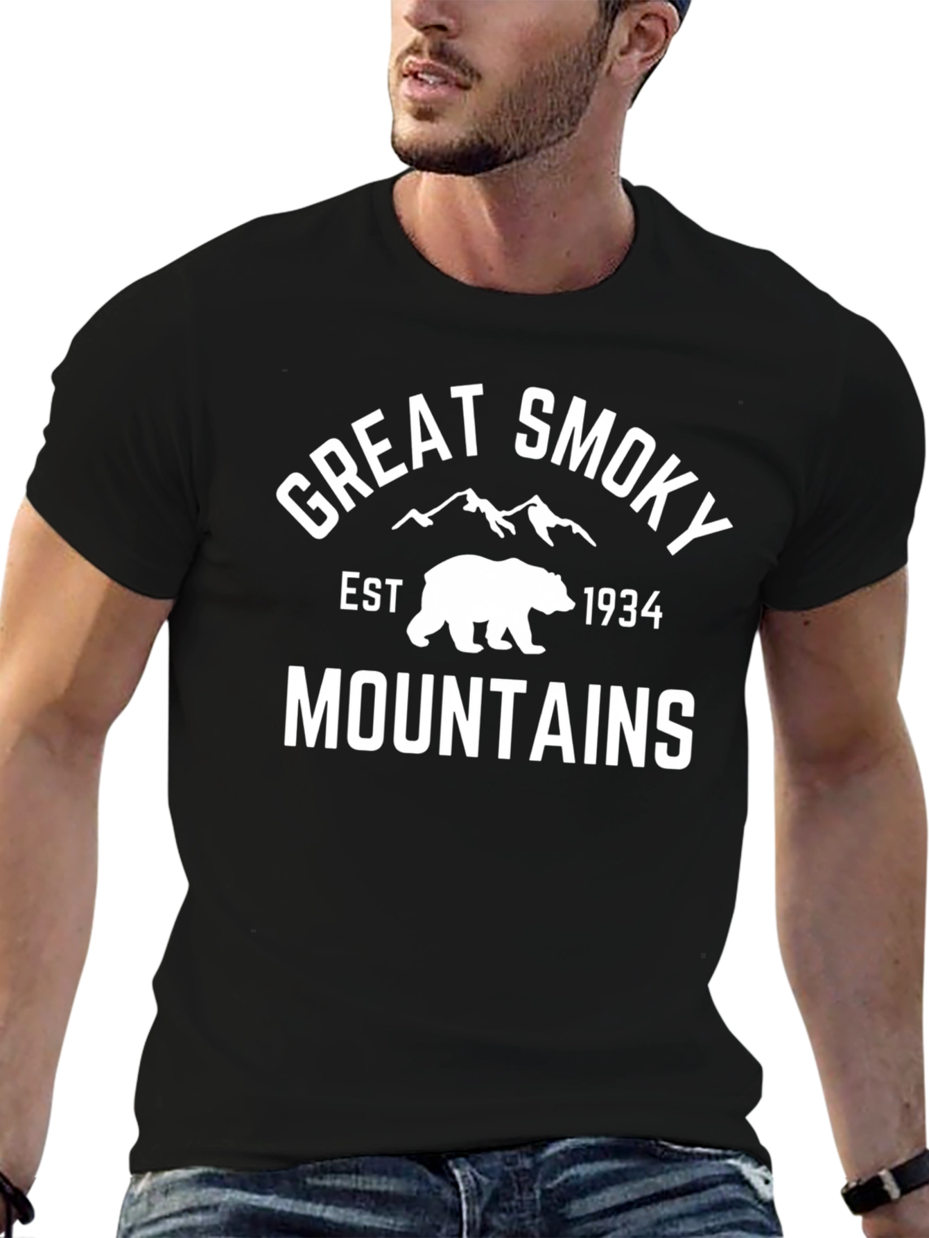 Great Smoky Mountains Black Graphic Tee