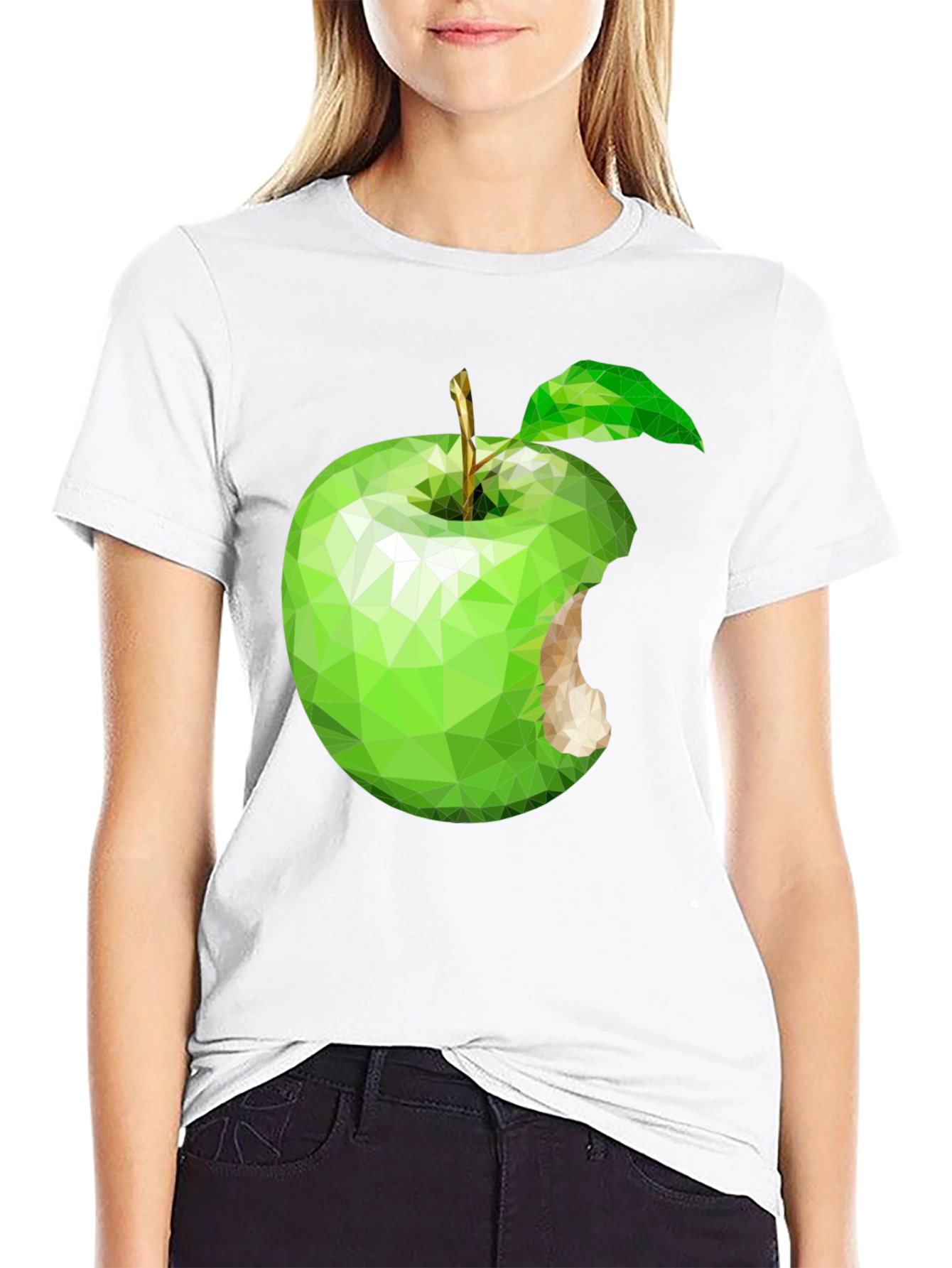 Abstract Apple Graphic Tee - Modern & Unique