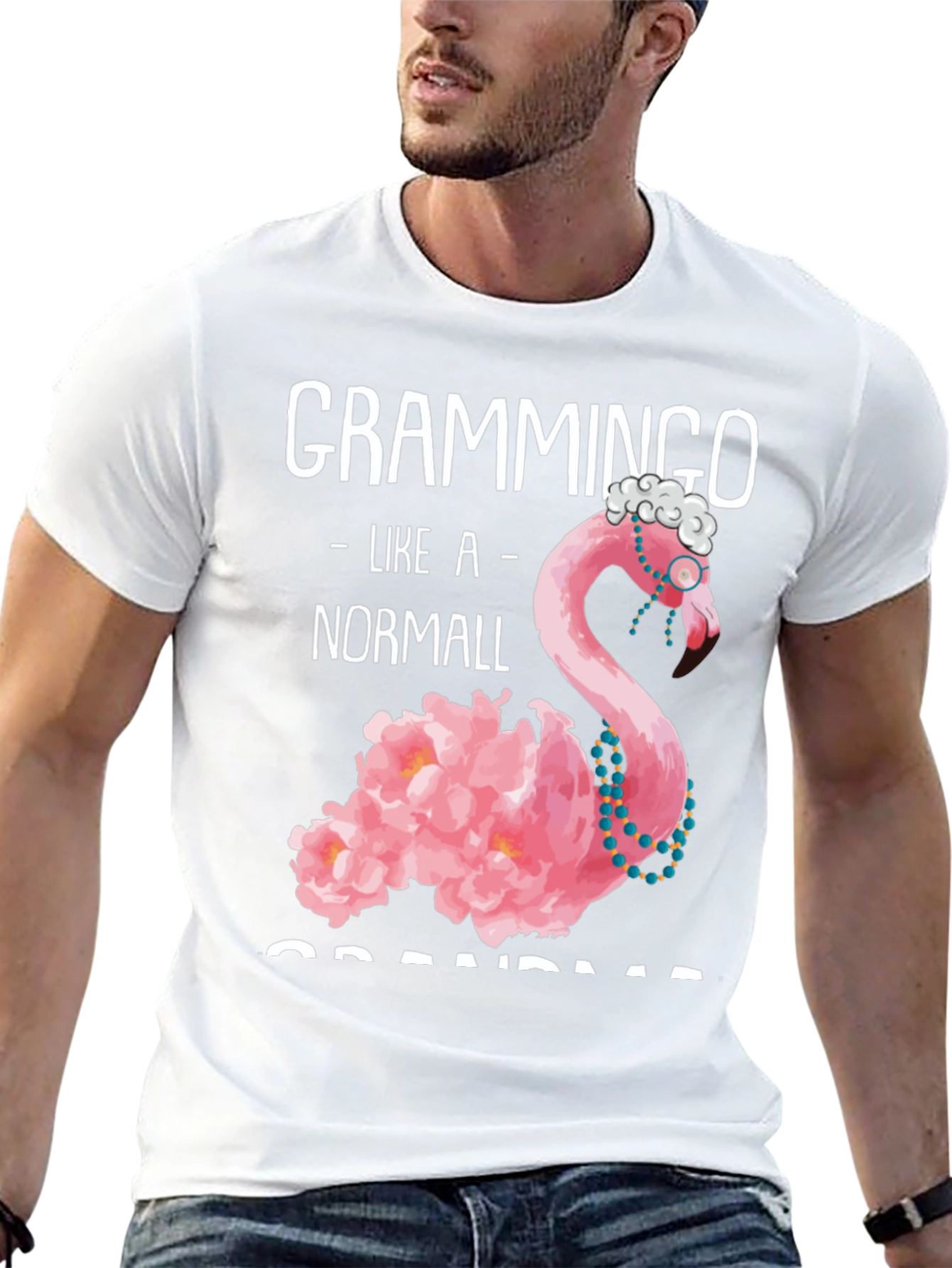Grammingo Grandma T-Shirt - Flamingo Humor Tee