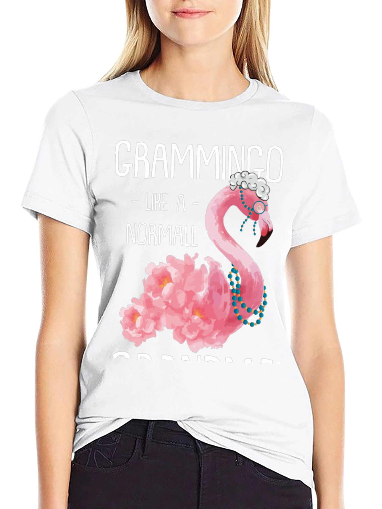 Grammingo Grandma T-Shirt - Flamingo Humor Tee