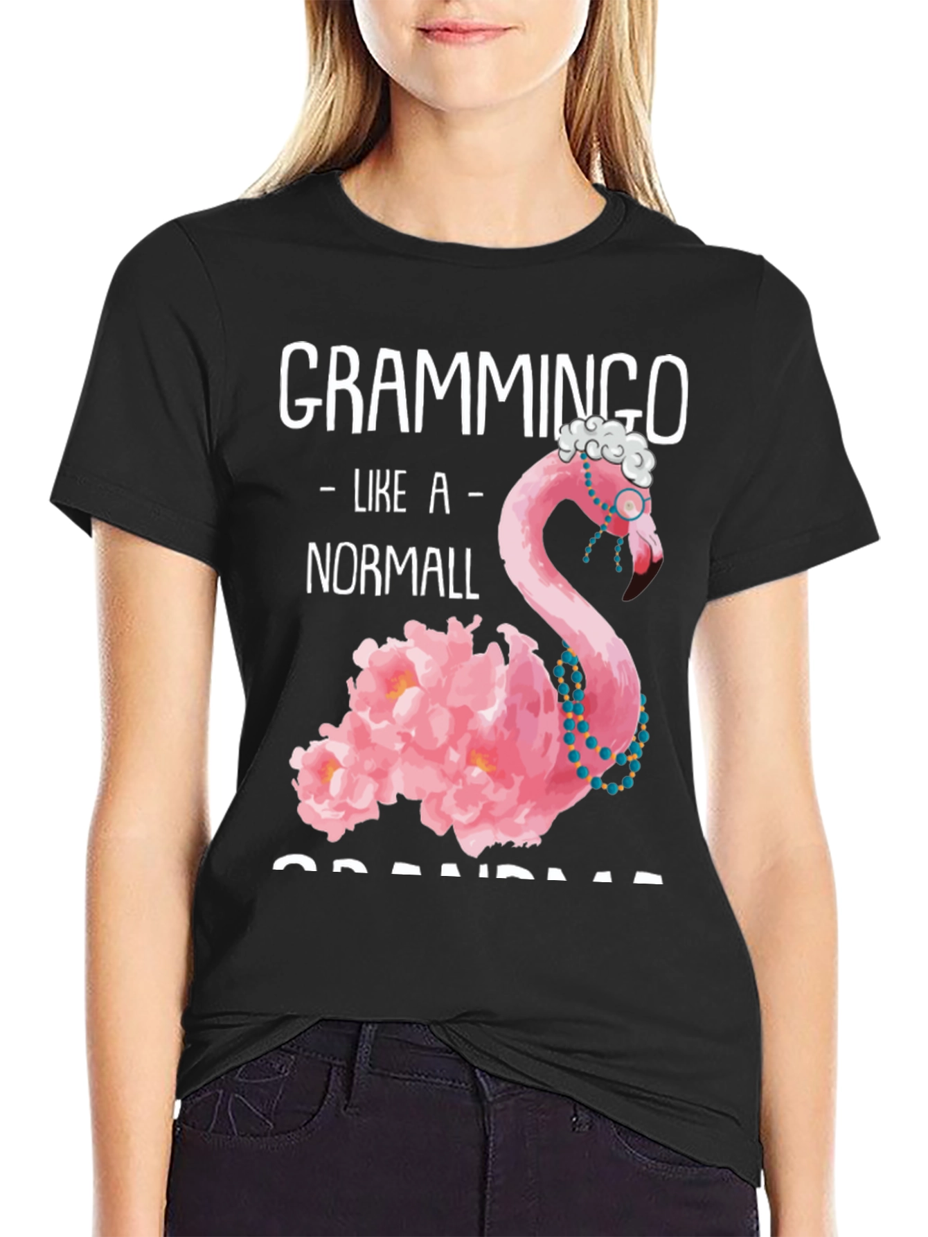 Grammingo Grandma T-Shirt - Flamingo Humor Tee