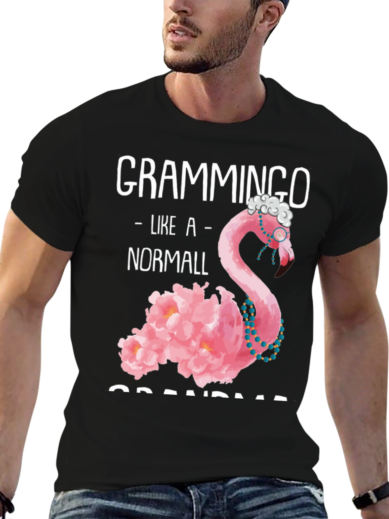 Grammingo Grandma T-Shirt - Flamingo Humor Tee