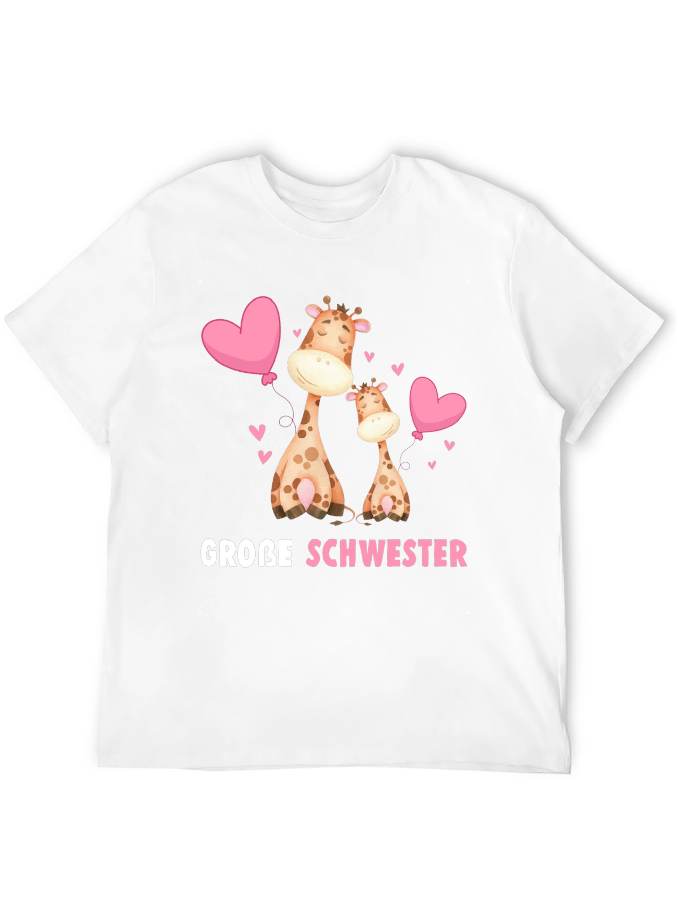 Große Schwester Giraffe T-Shirt