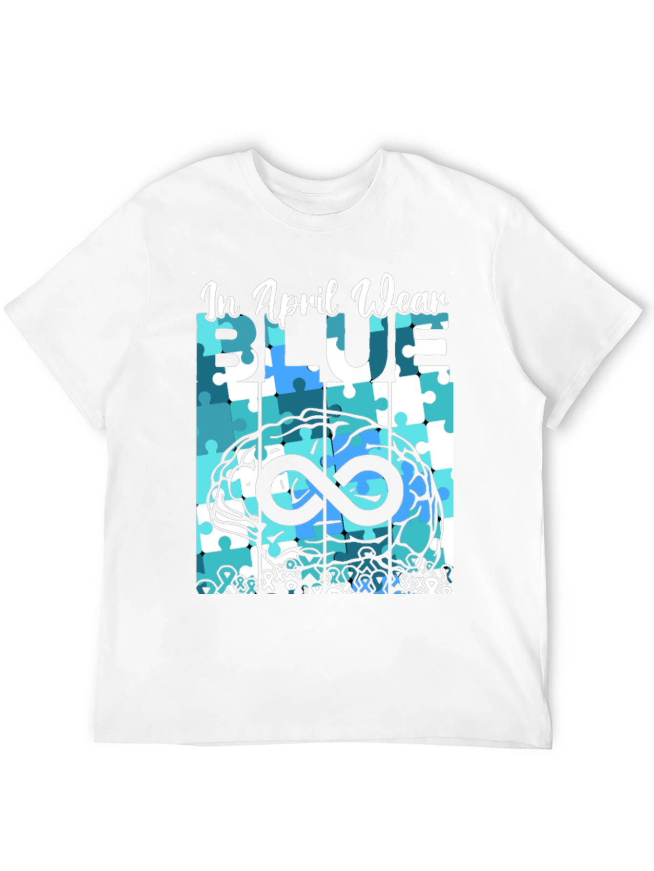 Autism Awareness T-Shirt - In April Wear Blue