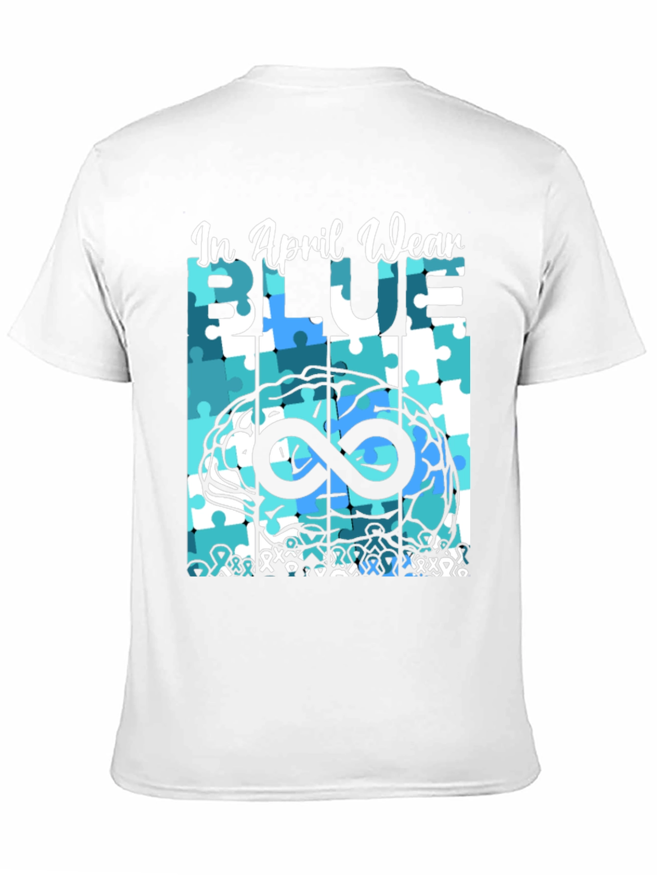 Autism Awareness T-Shirt - In April Wear Blue