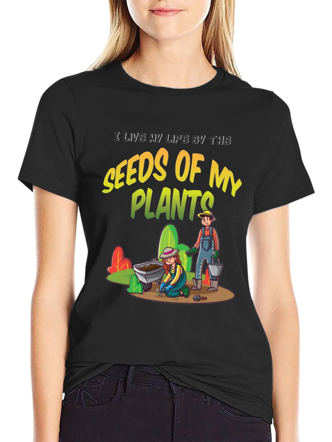 Gardener T-Shirt: Seeds of My Plants Graphic Tee