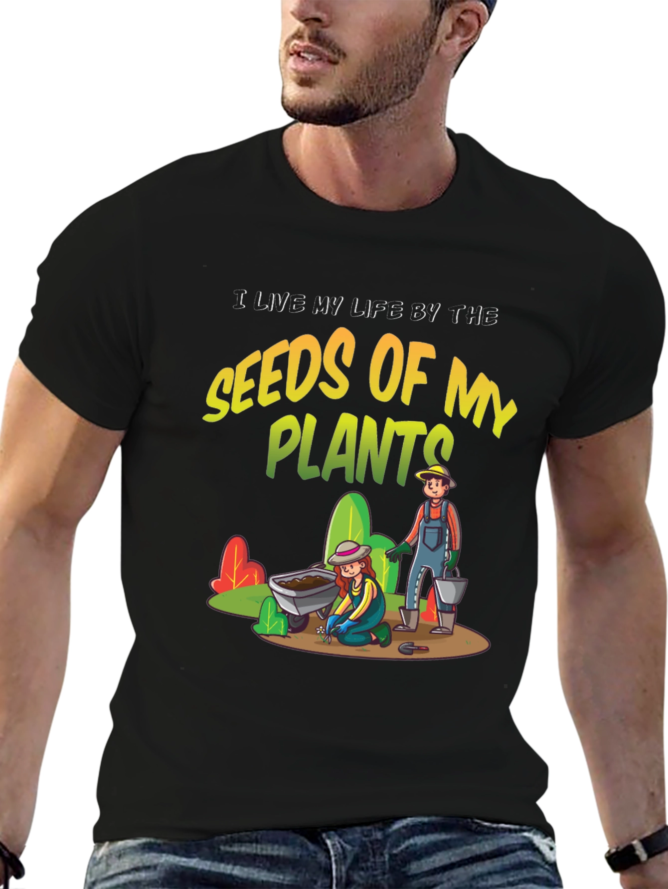 Gardener T-Shirt: Seeds of My Plants Graphic Tee