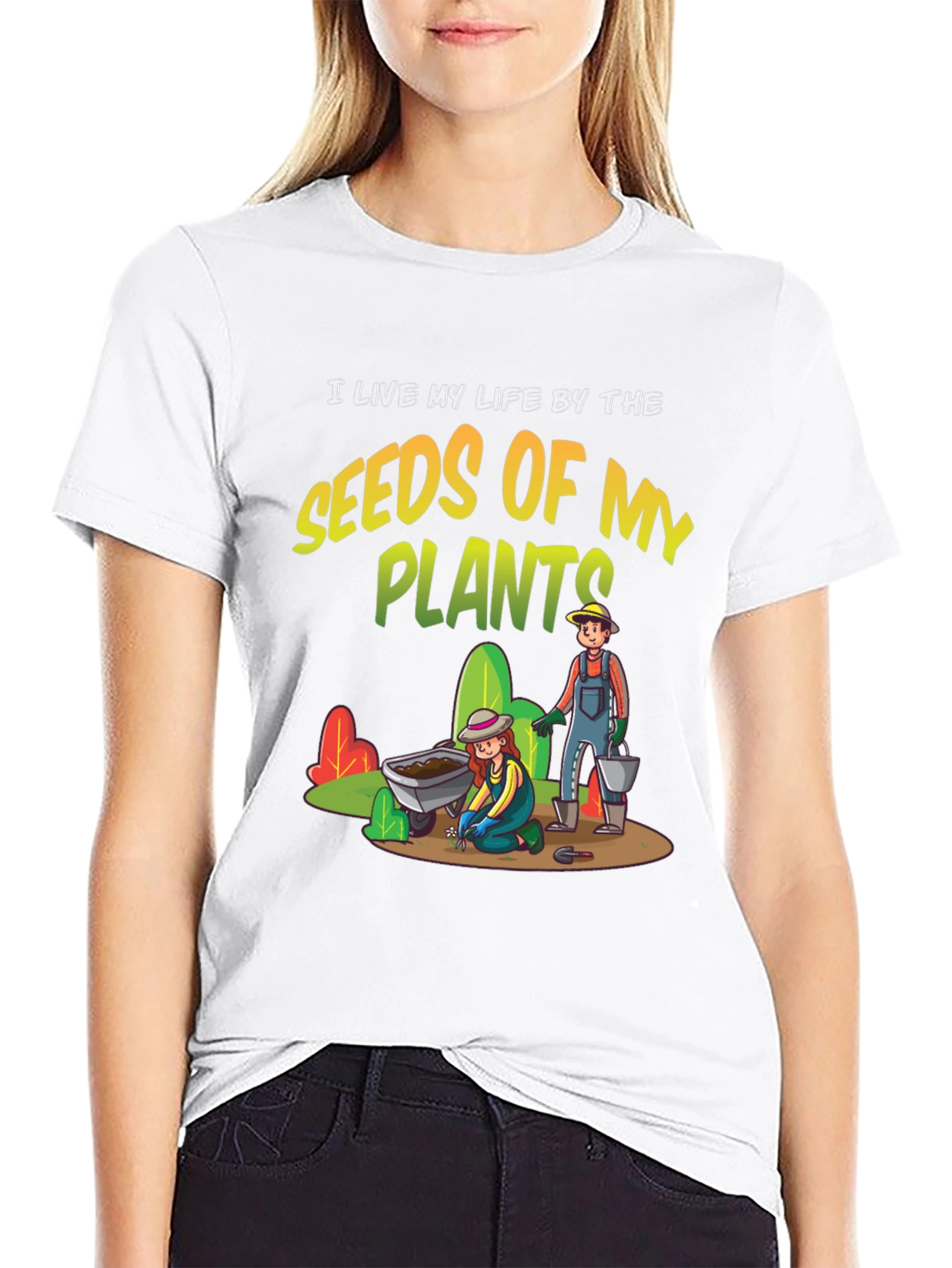 Gardener T-Shirt: Seeds of My Plants Graphic Tee