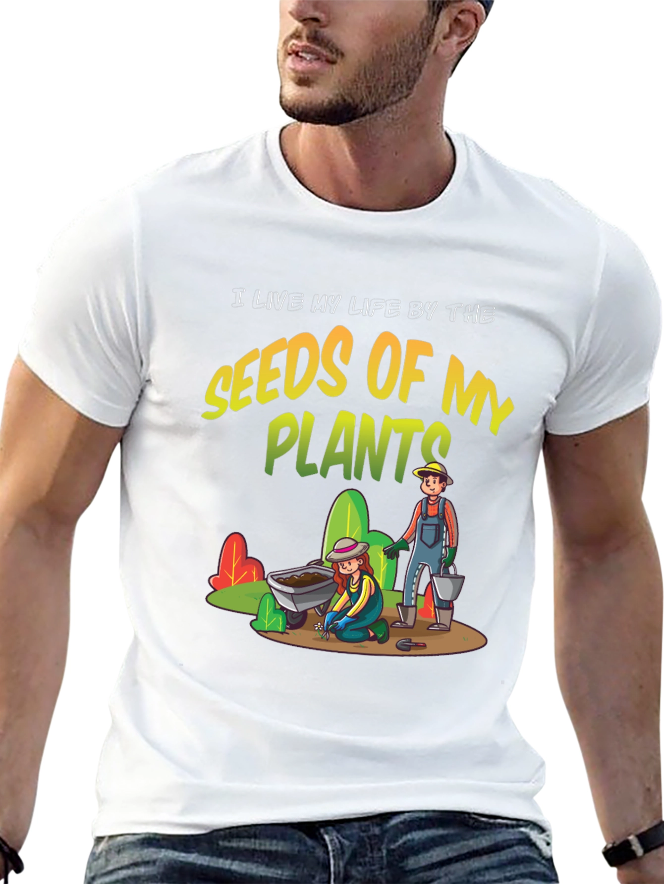Gardener T-Shirt: Seeds of My Plants Graphic Tee