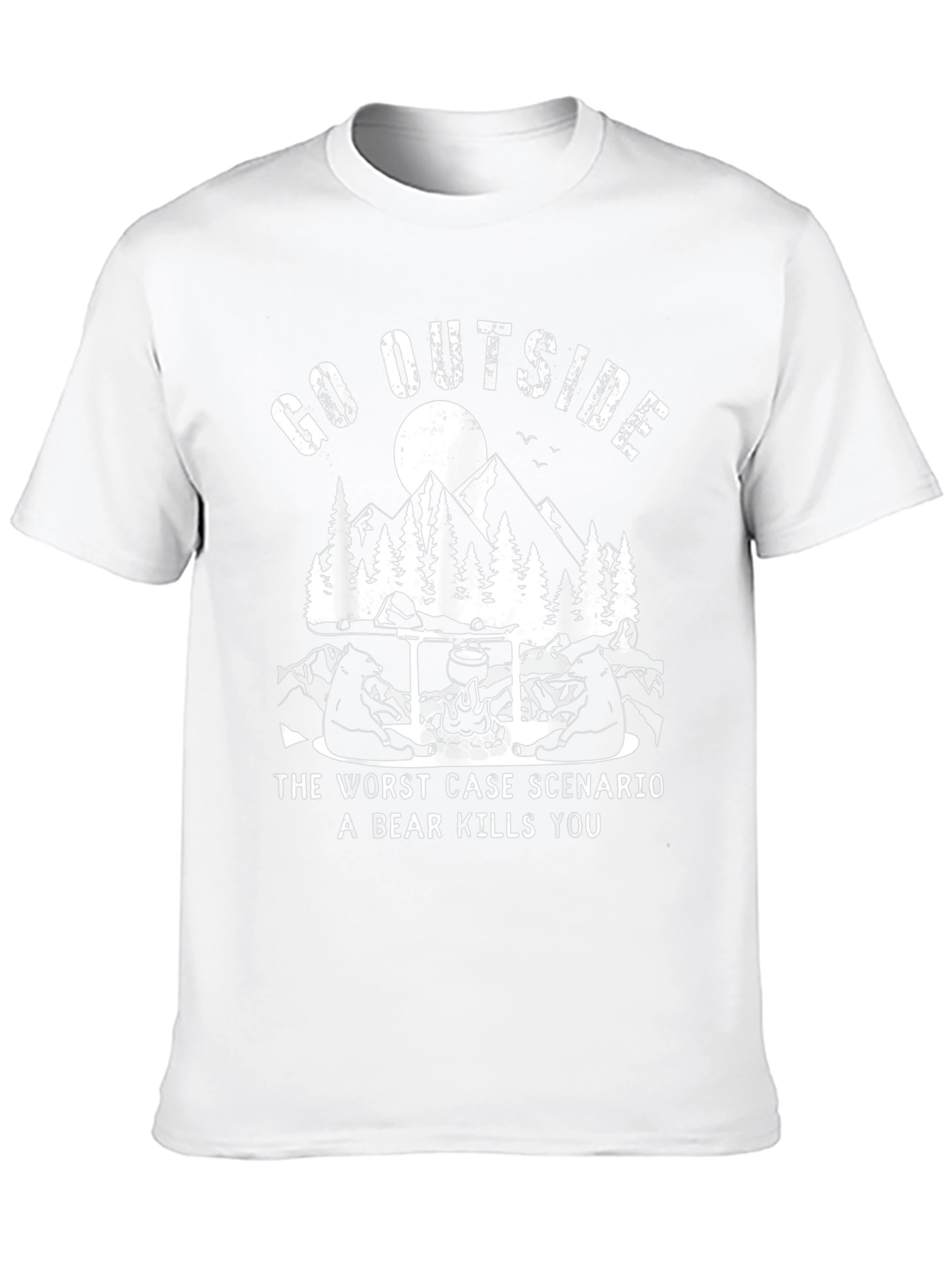 Go Outside Bear T-Shirt