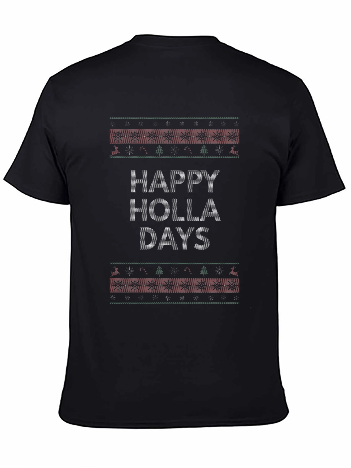 Happy Holla Days Ugly Christmas Sweater T-Shirt