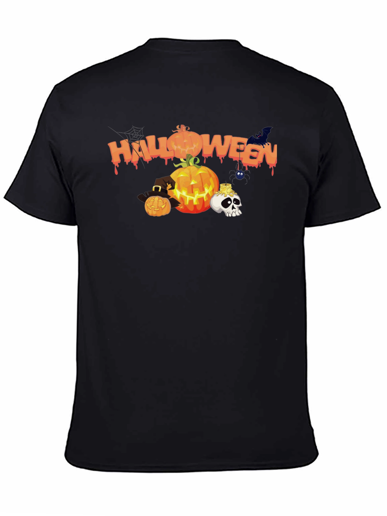 Halloween Graphic Black T-Shirt