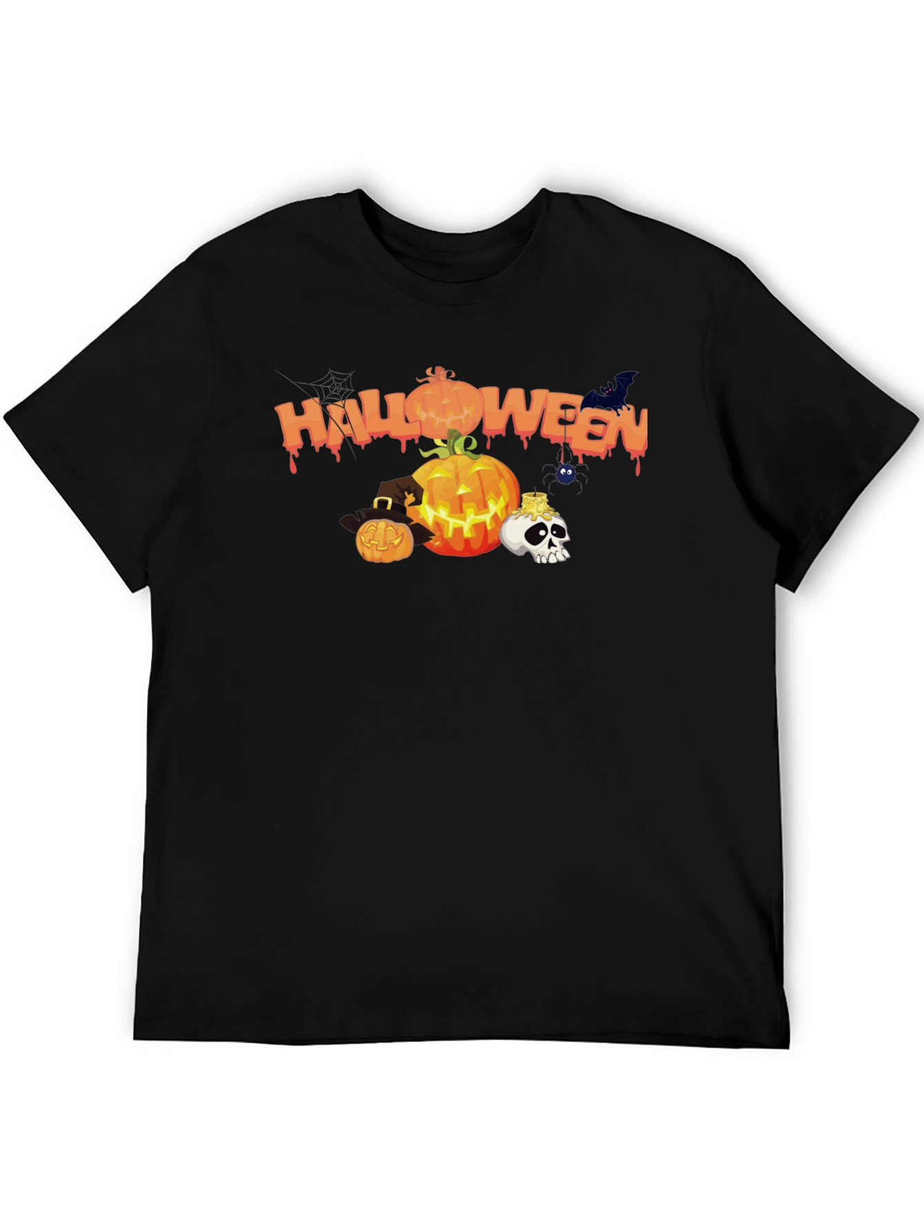 Halloween Graphic Black T-Shirt