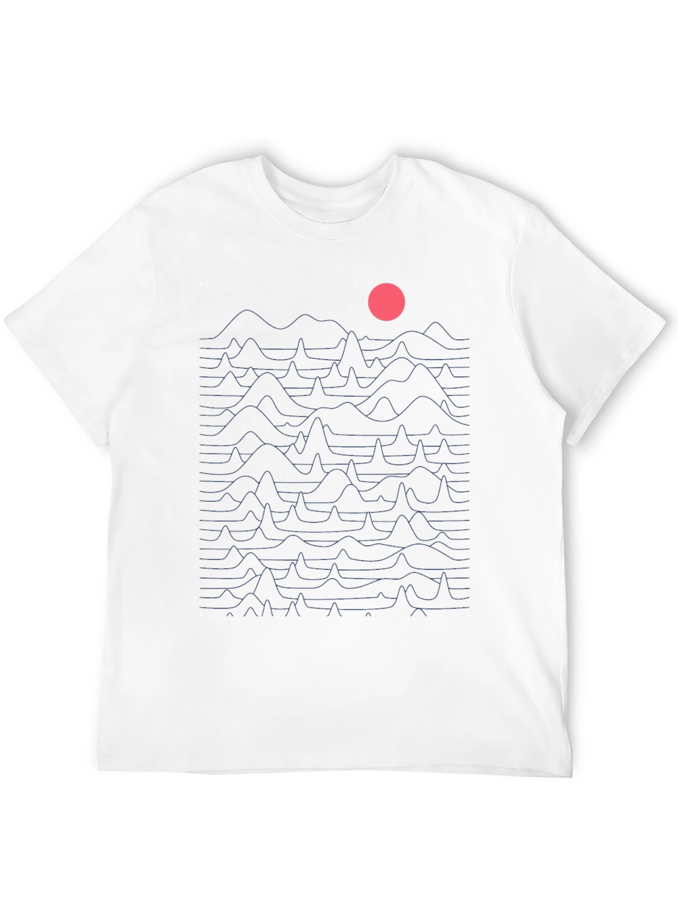 Abstract Graphic Black T-Shirt