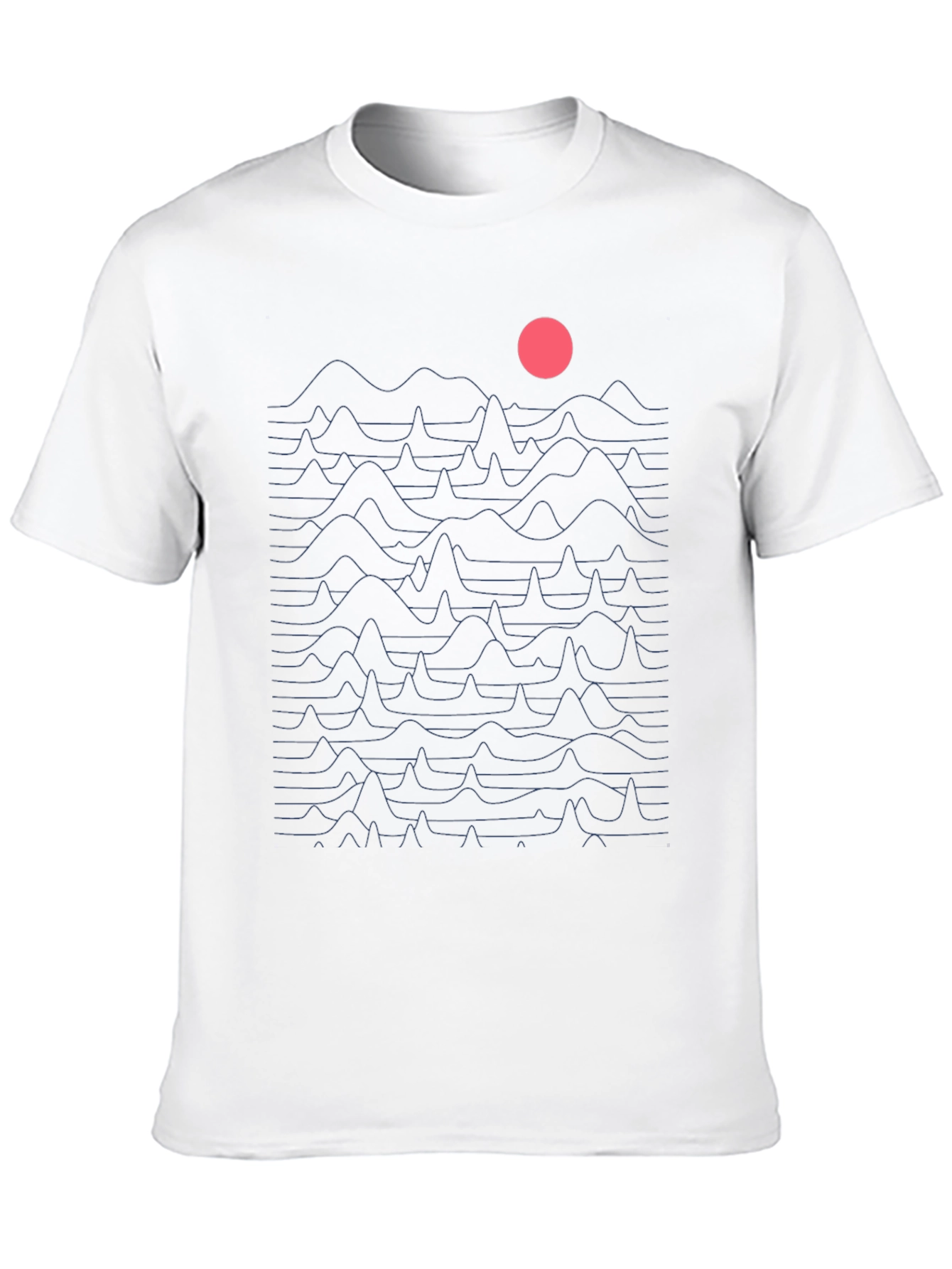 Abstract Graphic Black T-Shirt
