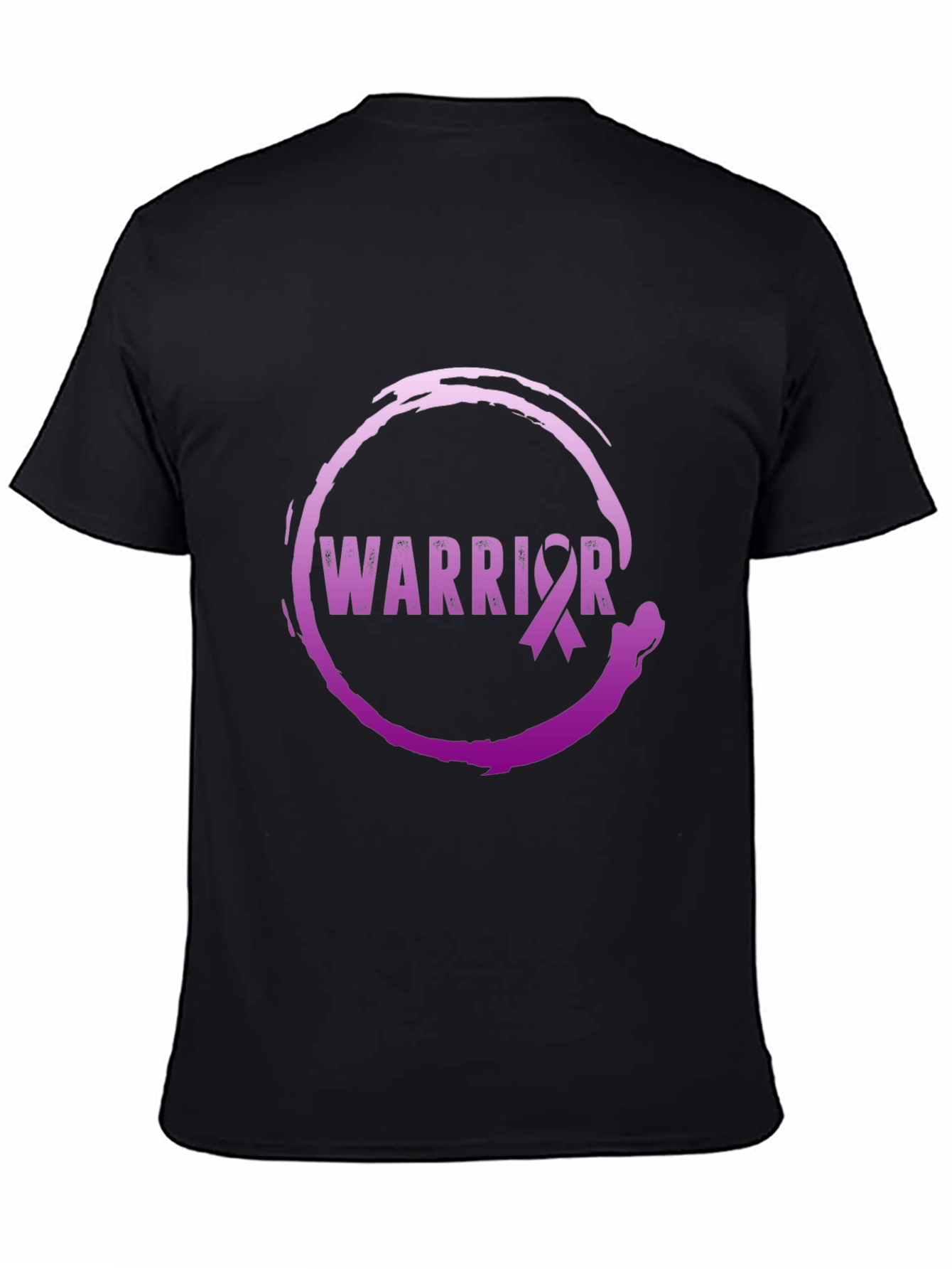 Warrior Ribbon Graphic Tee - Black