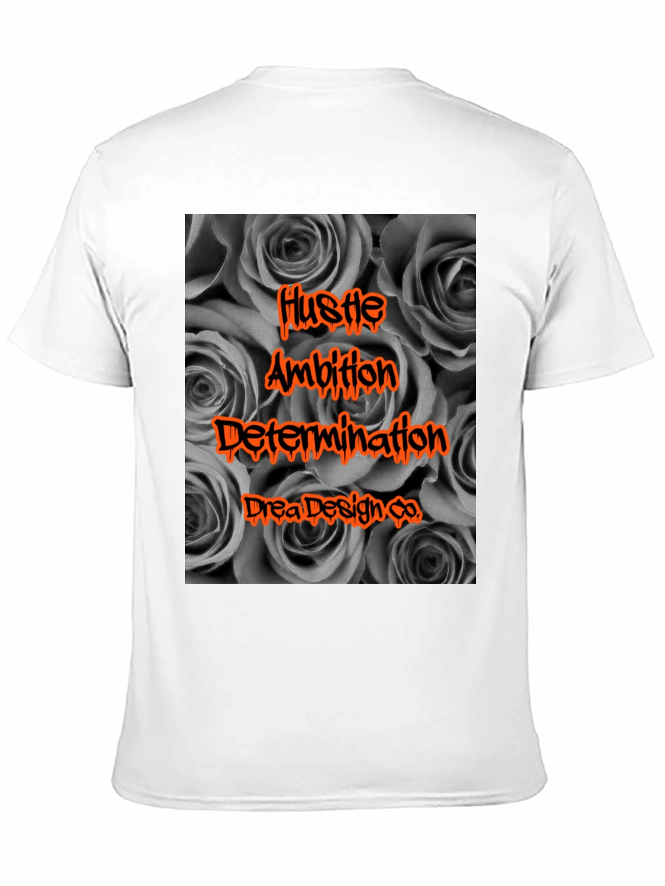 Hustle Ambition Black Graphic Tee