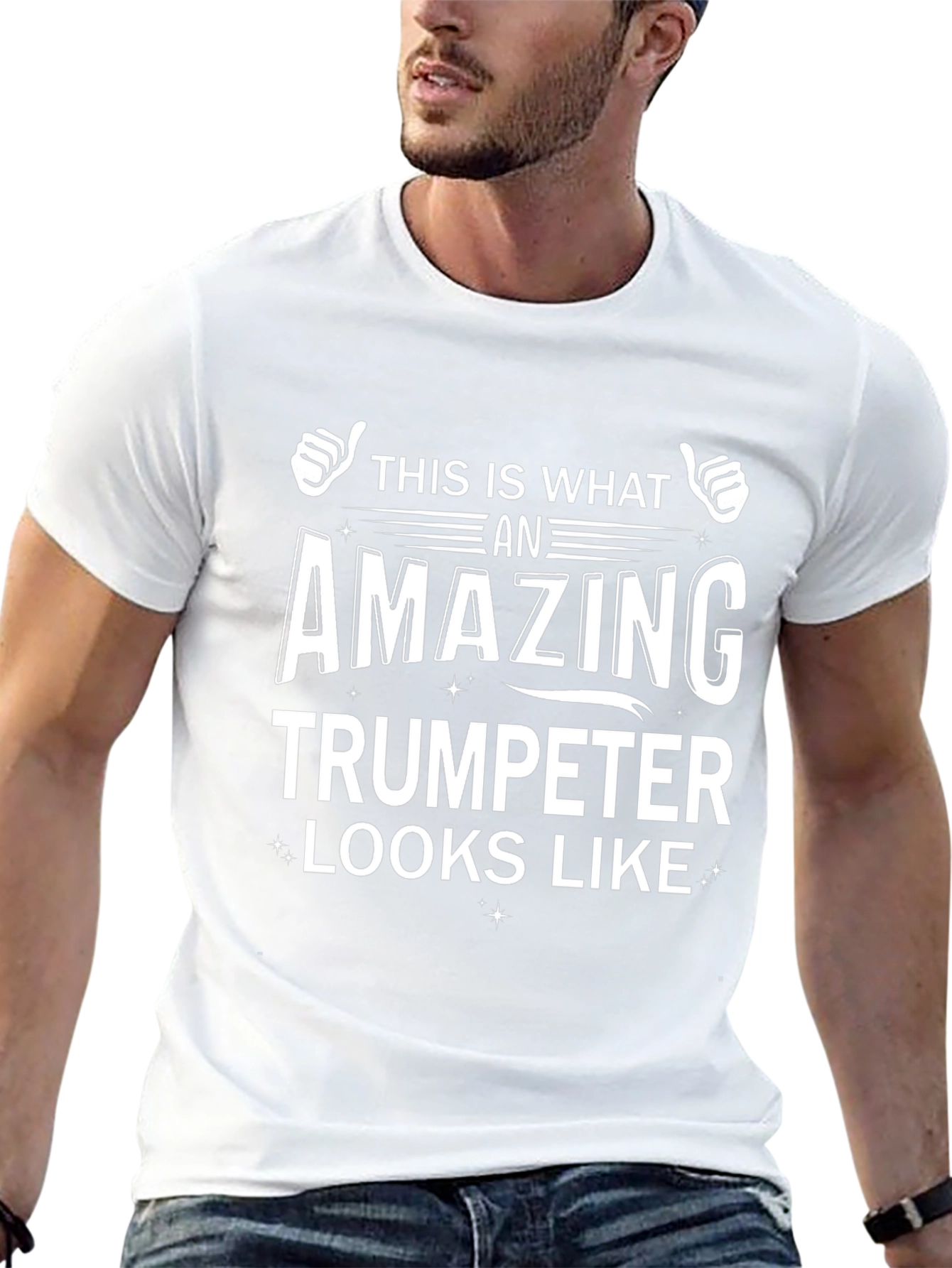 Amazing Trumpeter T-Shirt - Black
