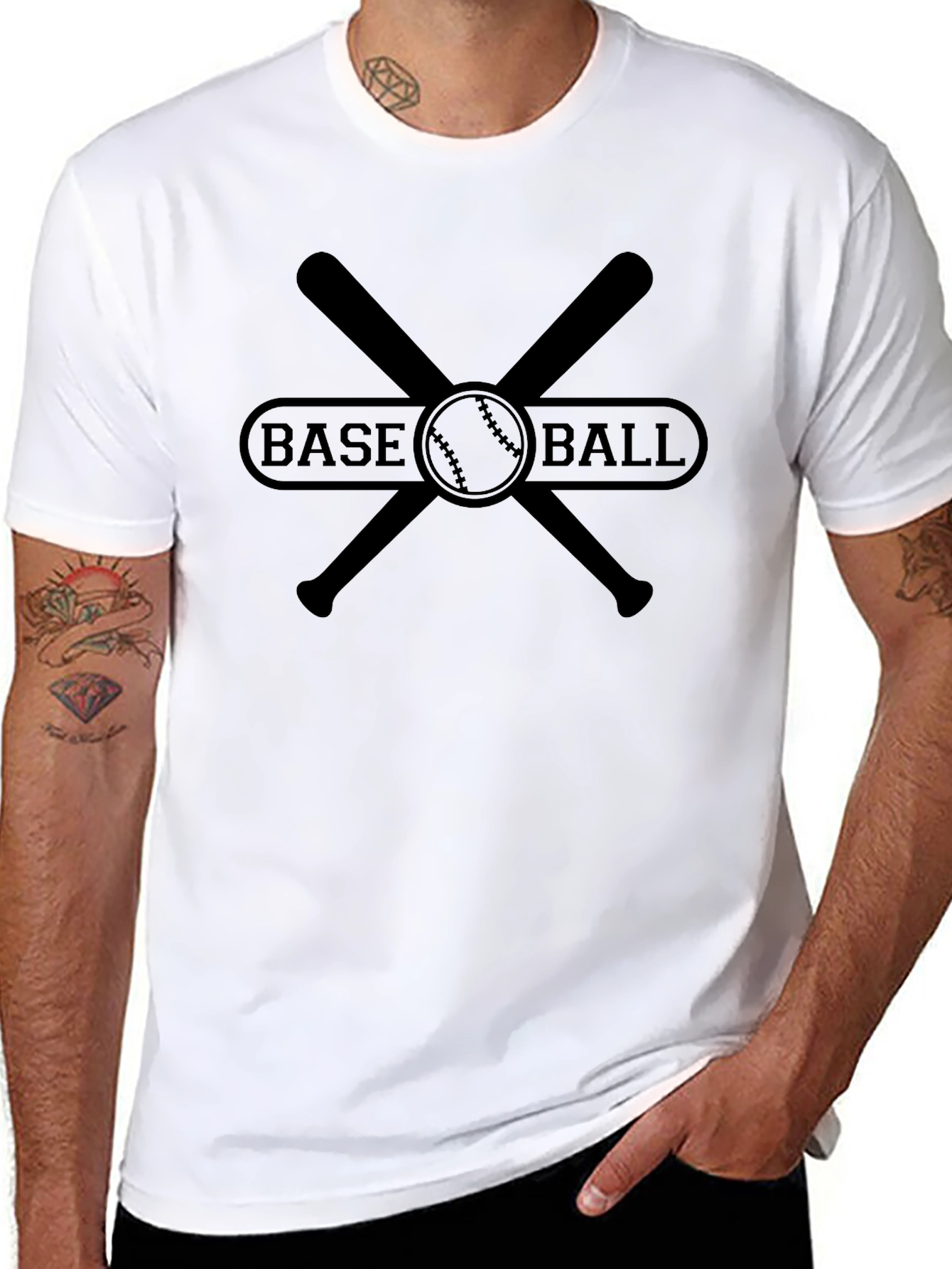 Baseball Bats T-Shirt - Black
