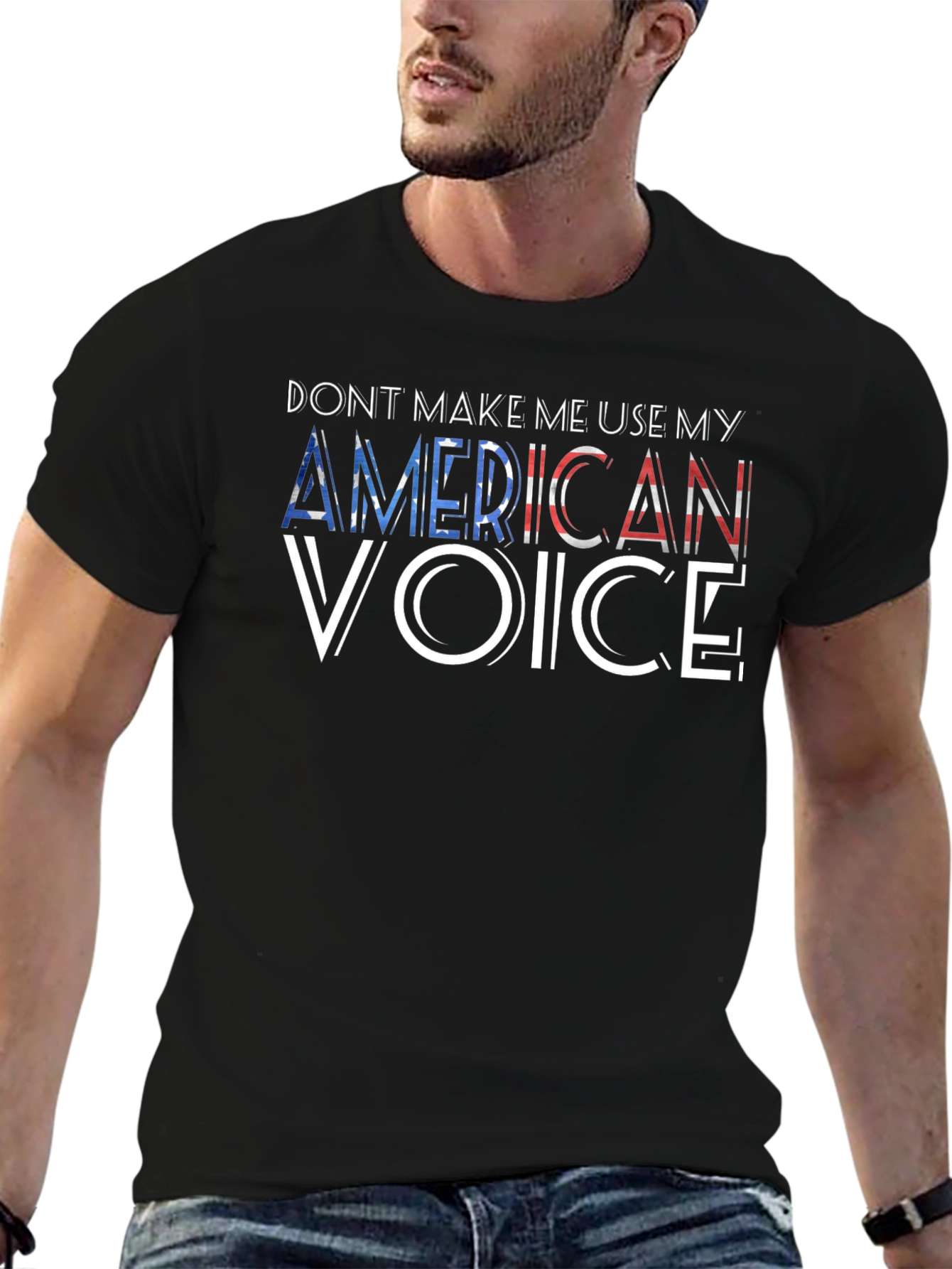 American Voice Graphic T-Shirt Patriotic