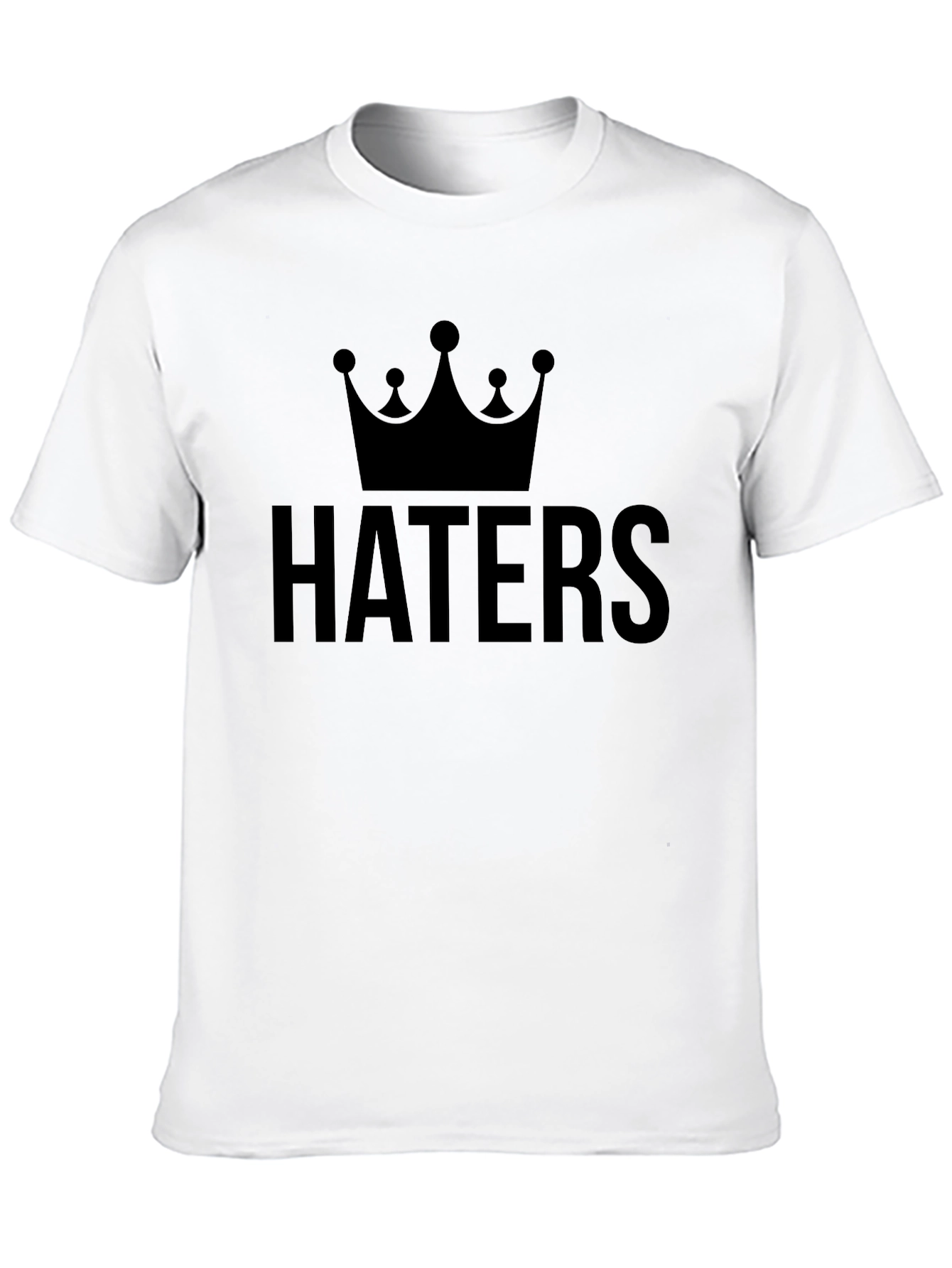 Haters Crown Black Graphic Tee