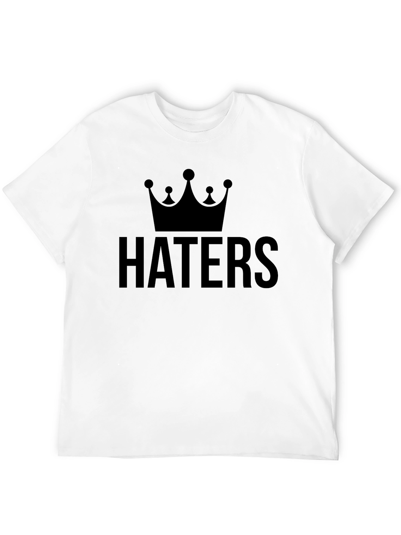 Haters Crown Black Graphic Tee