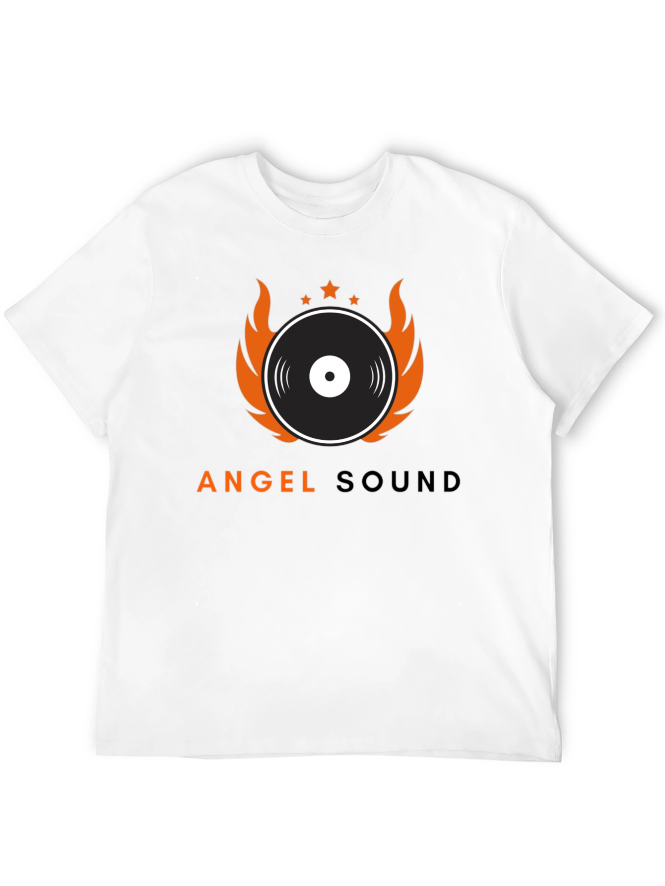Angel Sound Graphic Tee - Music Inspired Design