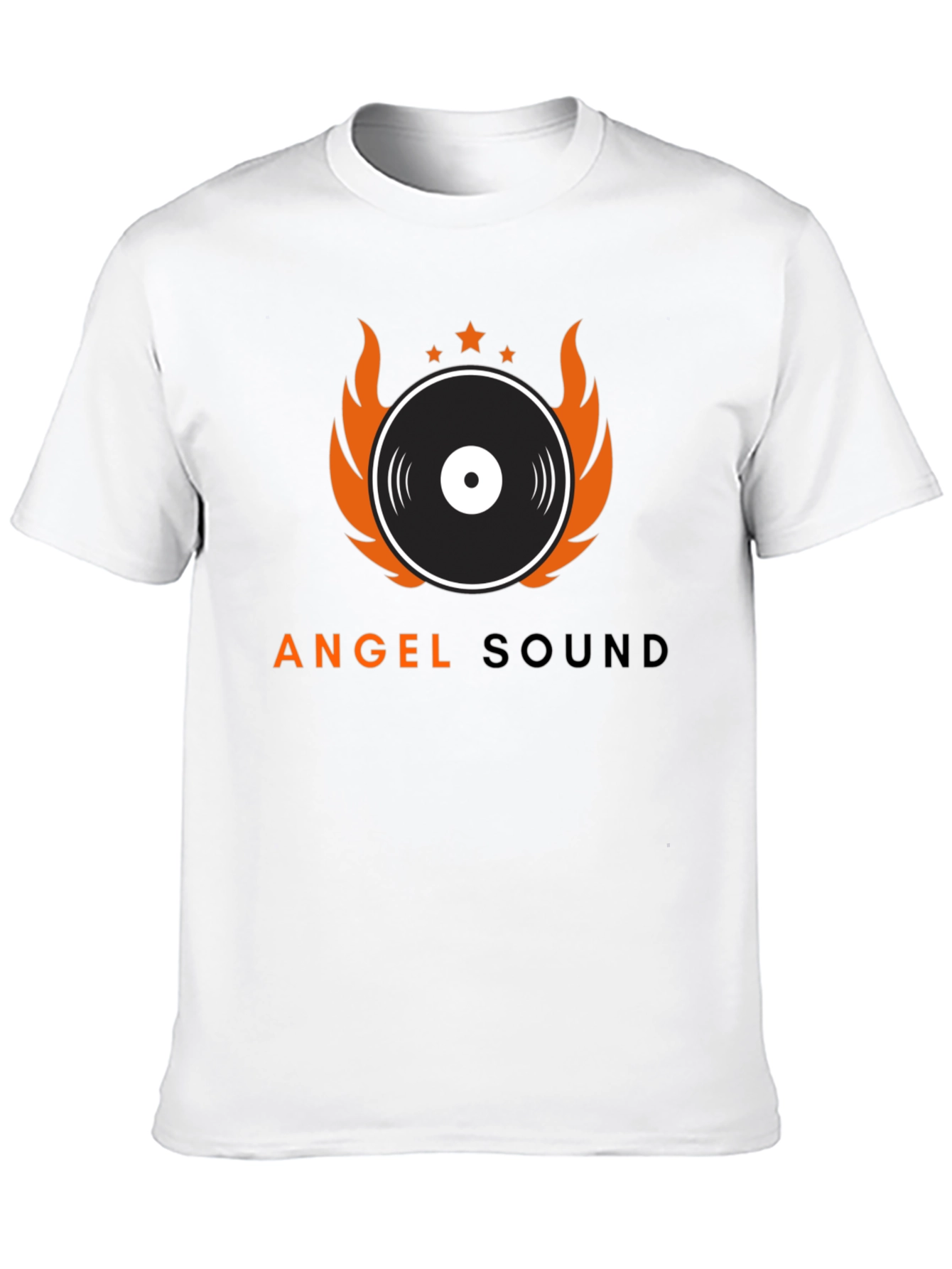 Angel Sound Graphic Tee - Music Inspired Design