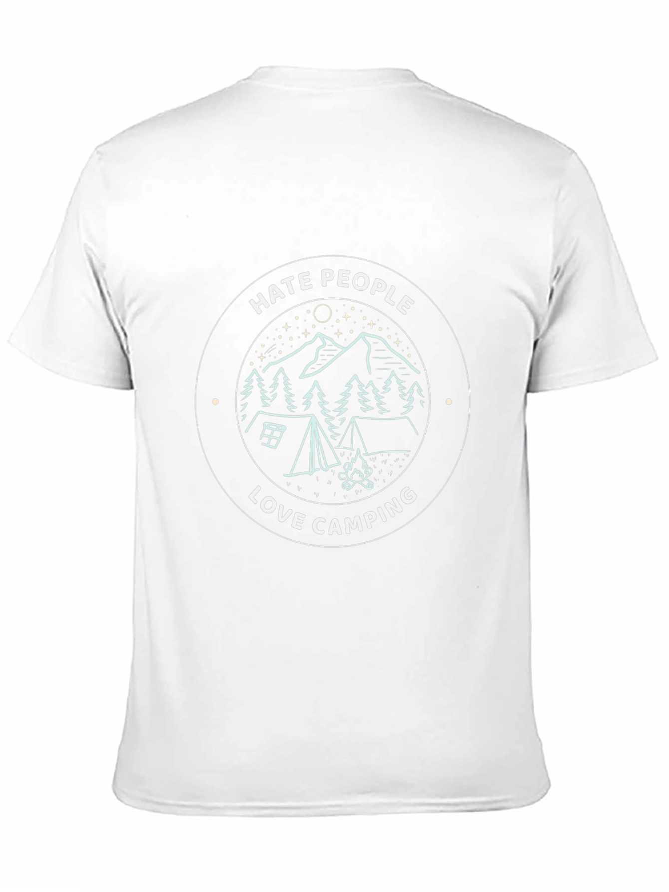 Hate People Love Camping Graphic Tee