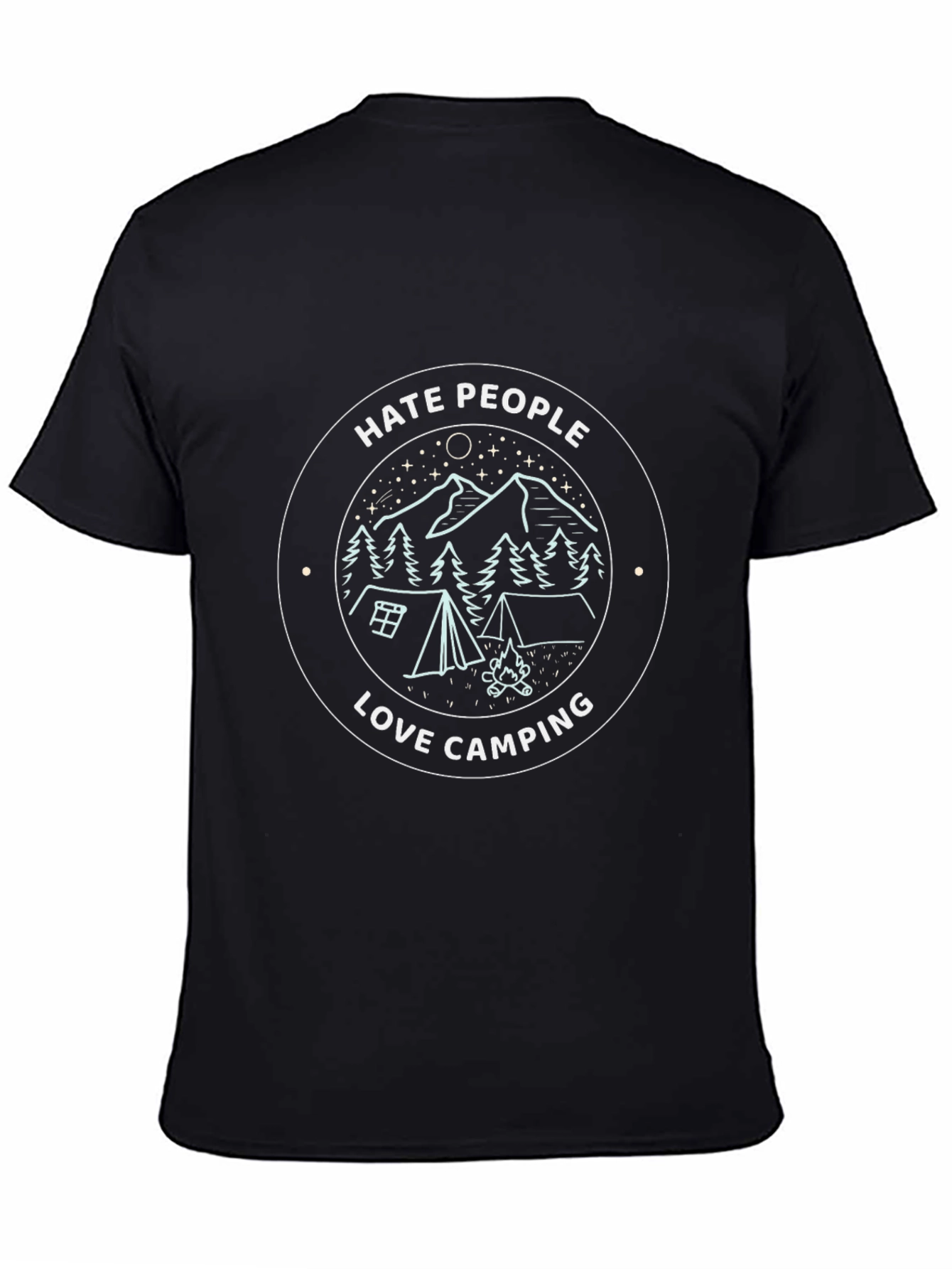 Hate People Love Camping Graphic Tee