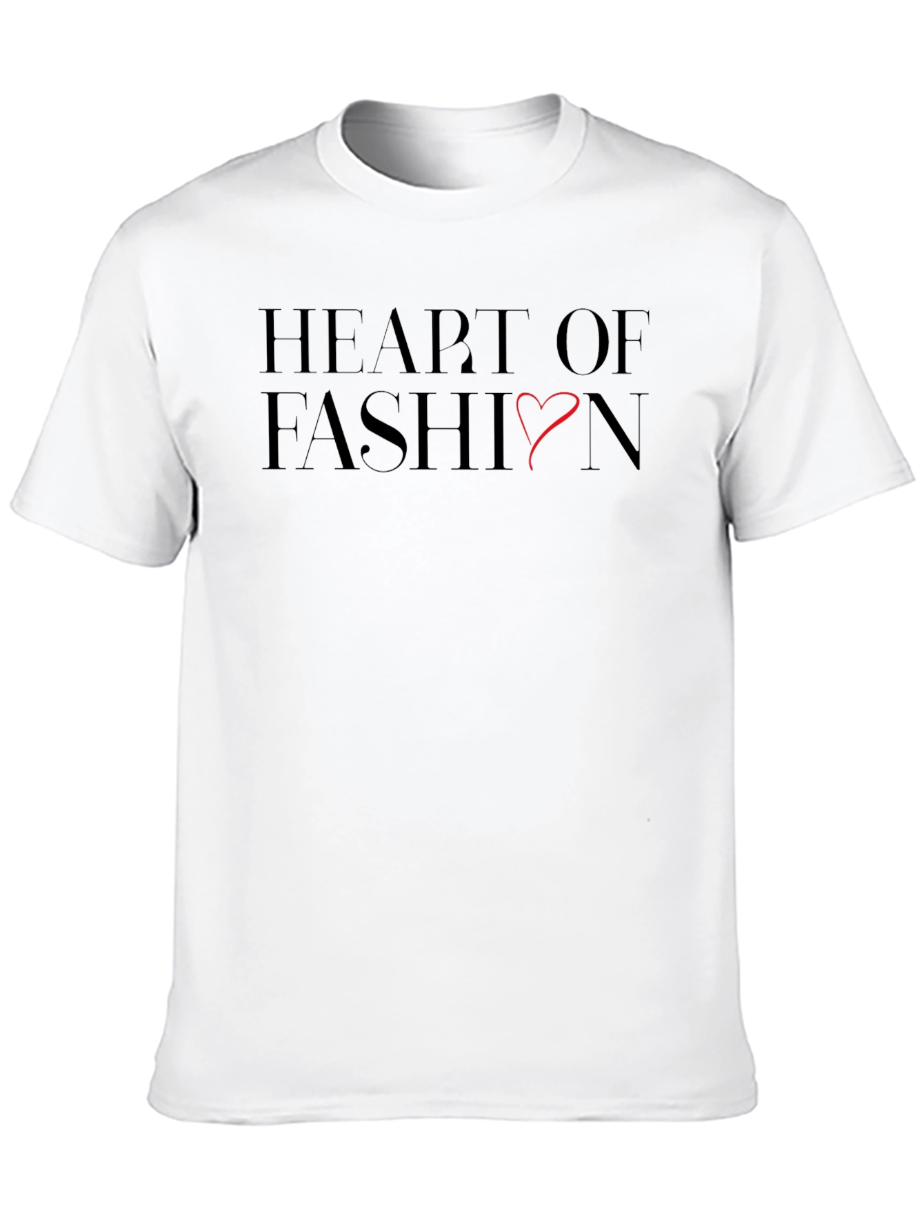 Heart of Fashion Graphic Tee - Soft Cotton Blend