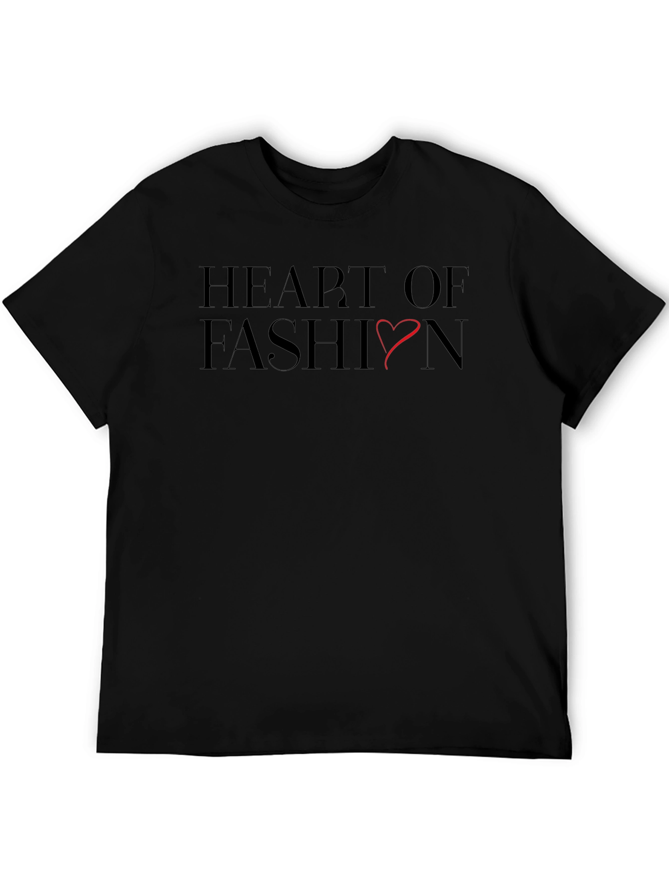 Heart of Fashion Graphic Tee - Soft Cotton Blend