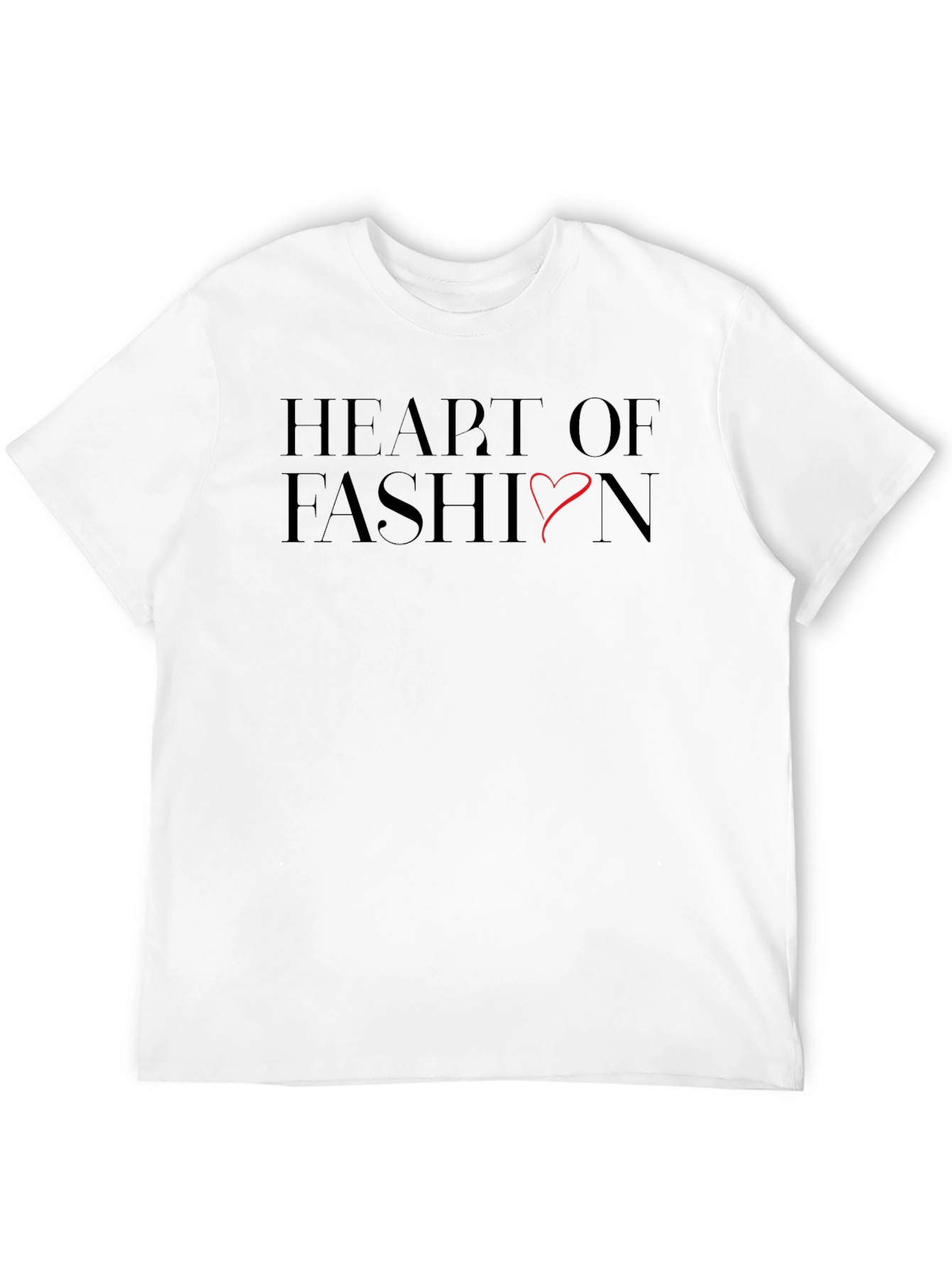 Heart of Fashion Graphic Tee - Soft Cotton Blend