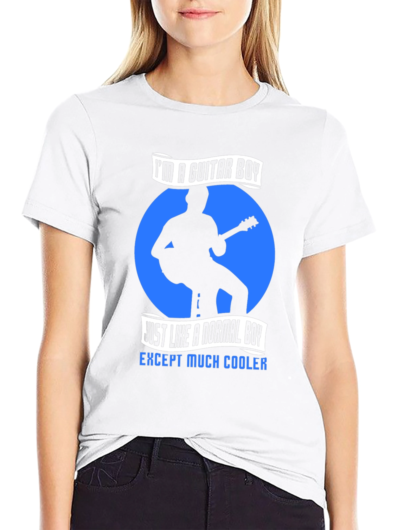 Guitar Boy Graphic Tee - Cool Musician T-Shirt