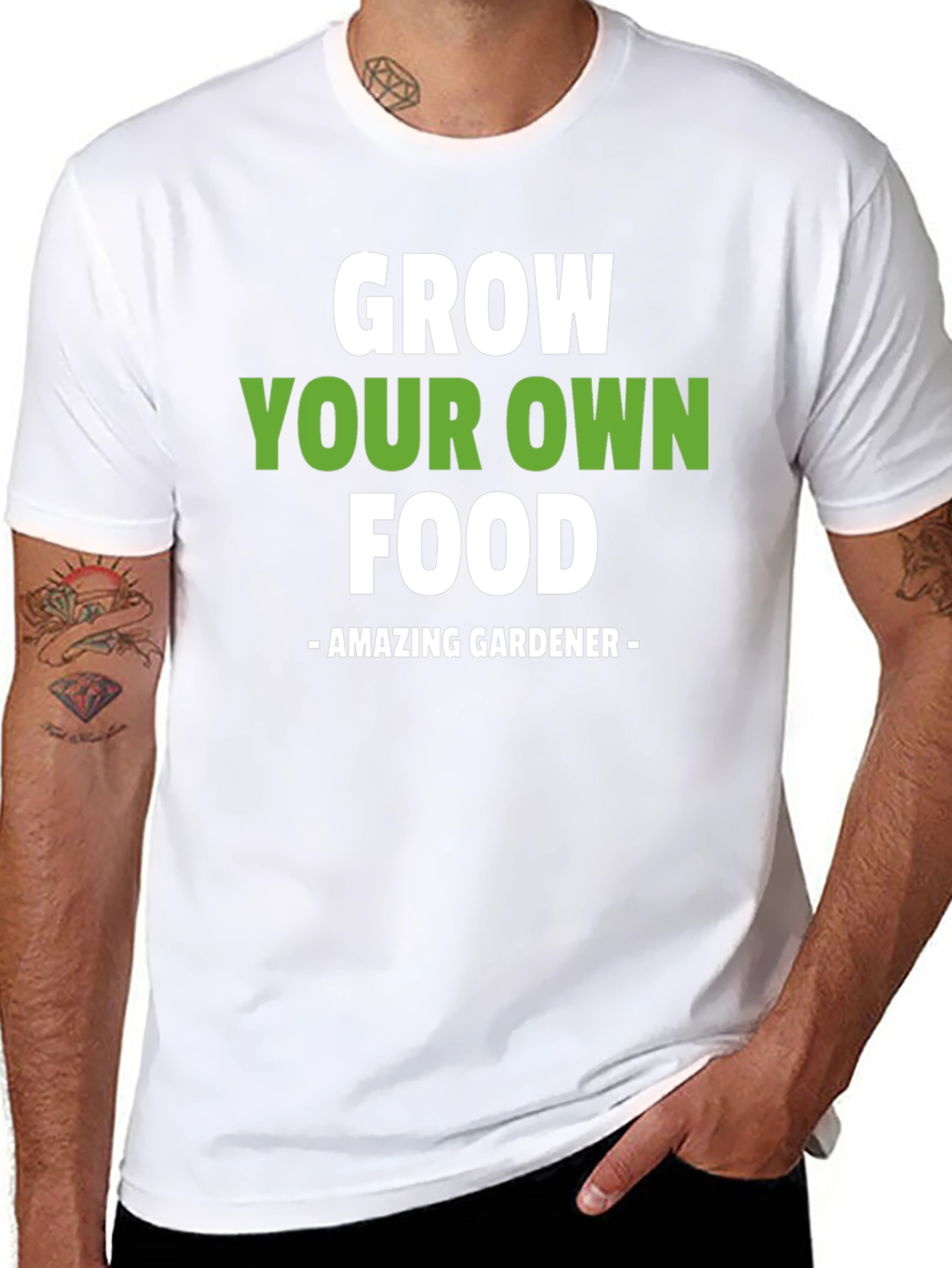 Grow Your Own Food T-Shirt - Amazing Gardener Tee
