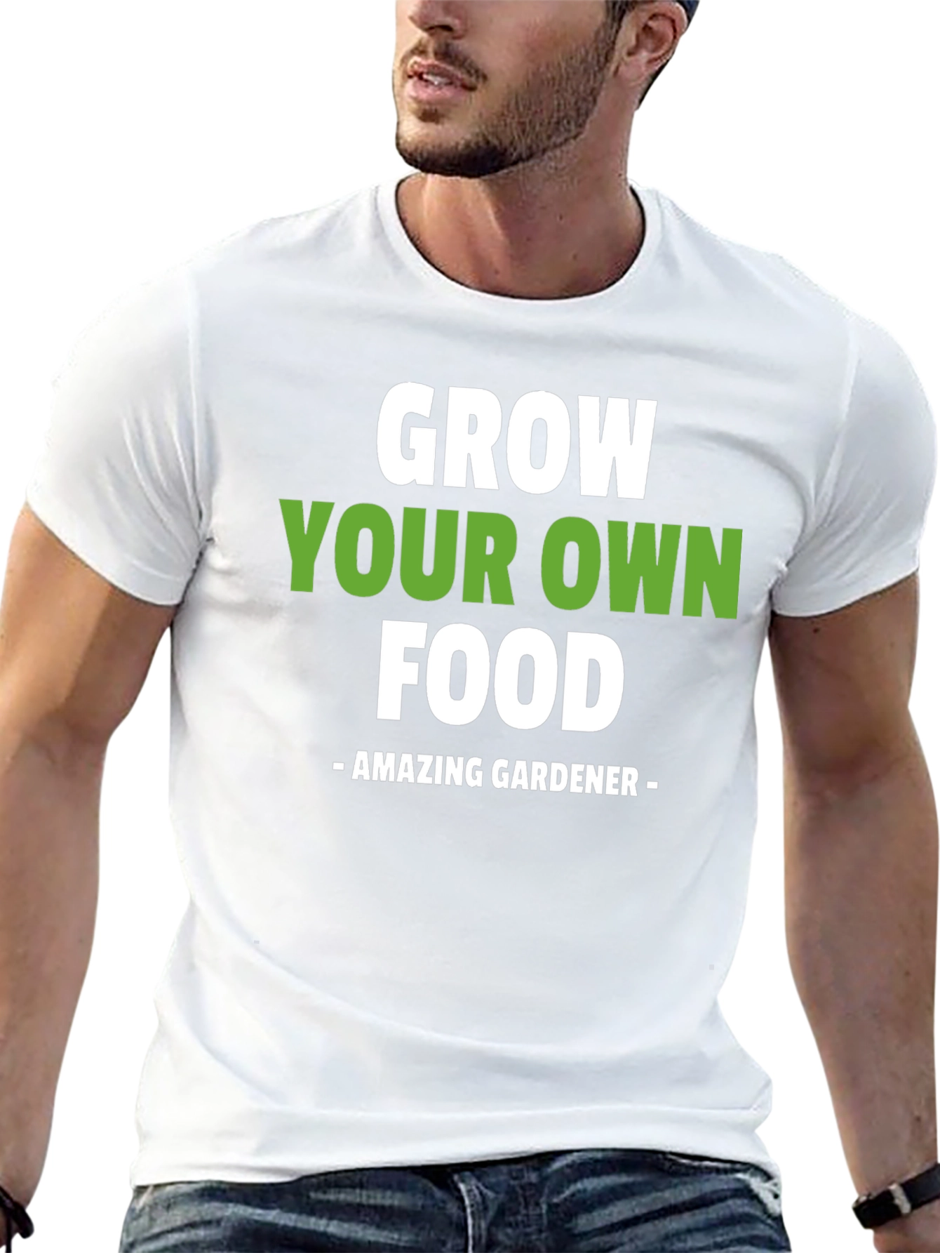 Grow Your Own Food T-Shirt - Amazing Gardener Tee