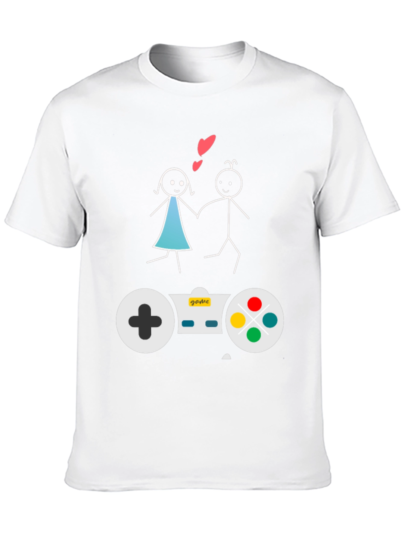 Gamer Couple T-Shirt: Love & Games Unite!